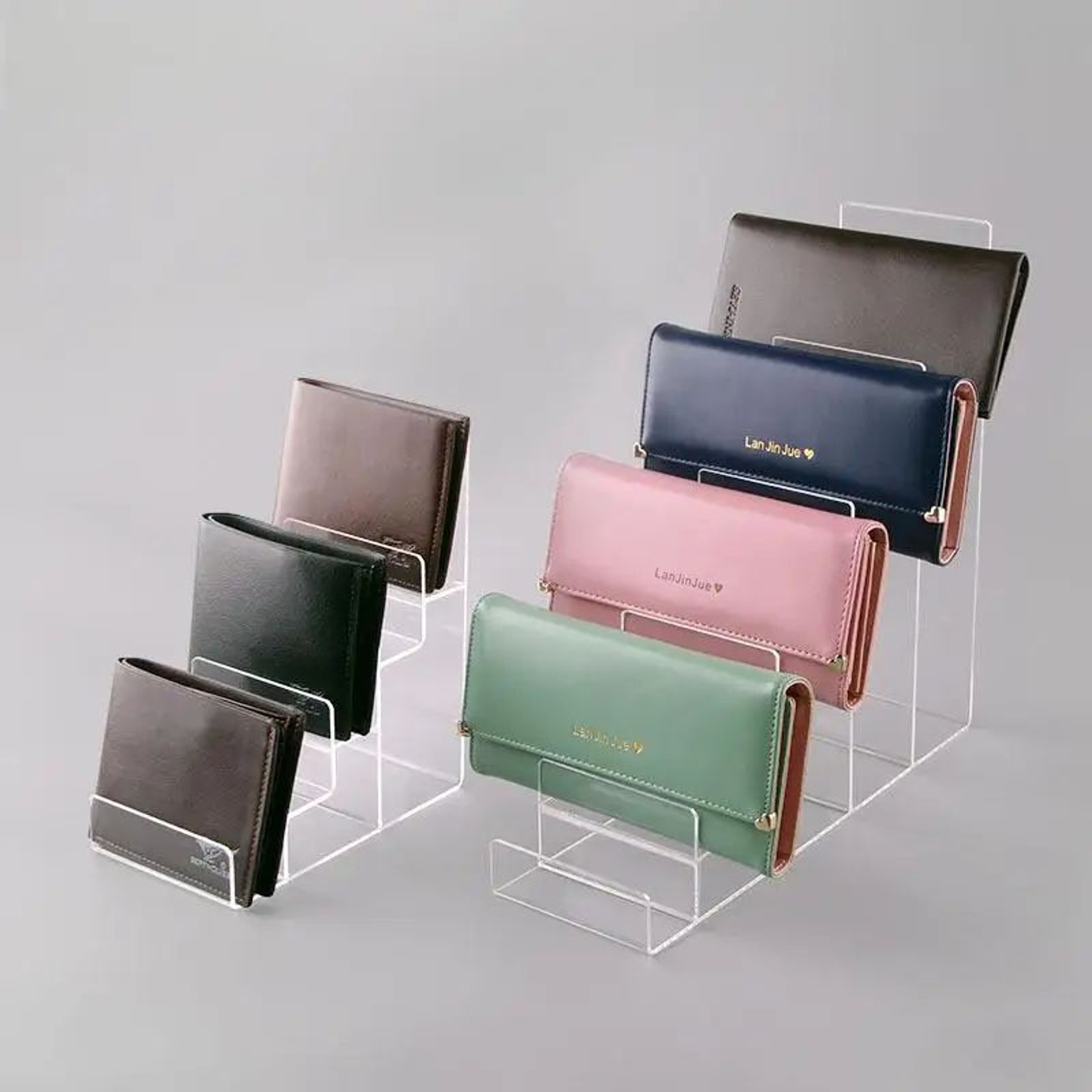 Clear Acrylic Tiered Display Shelf Organizer 1