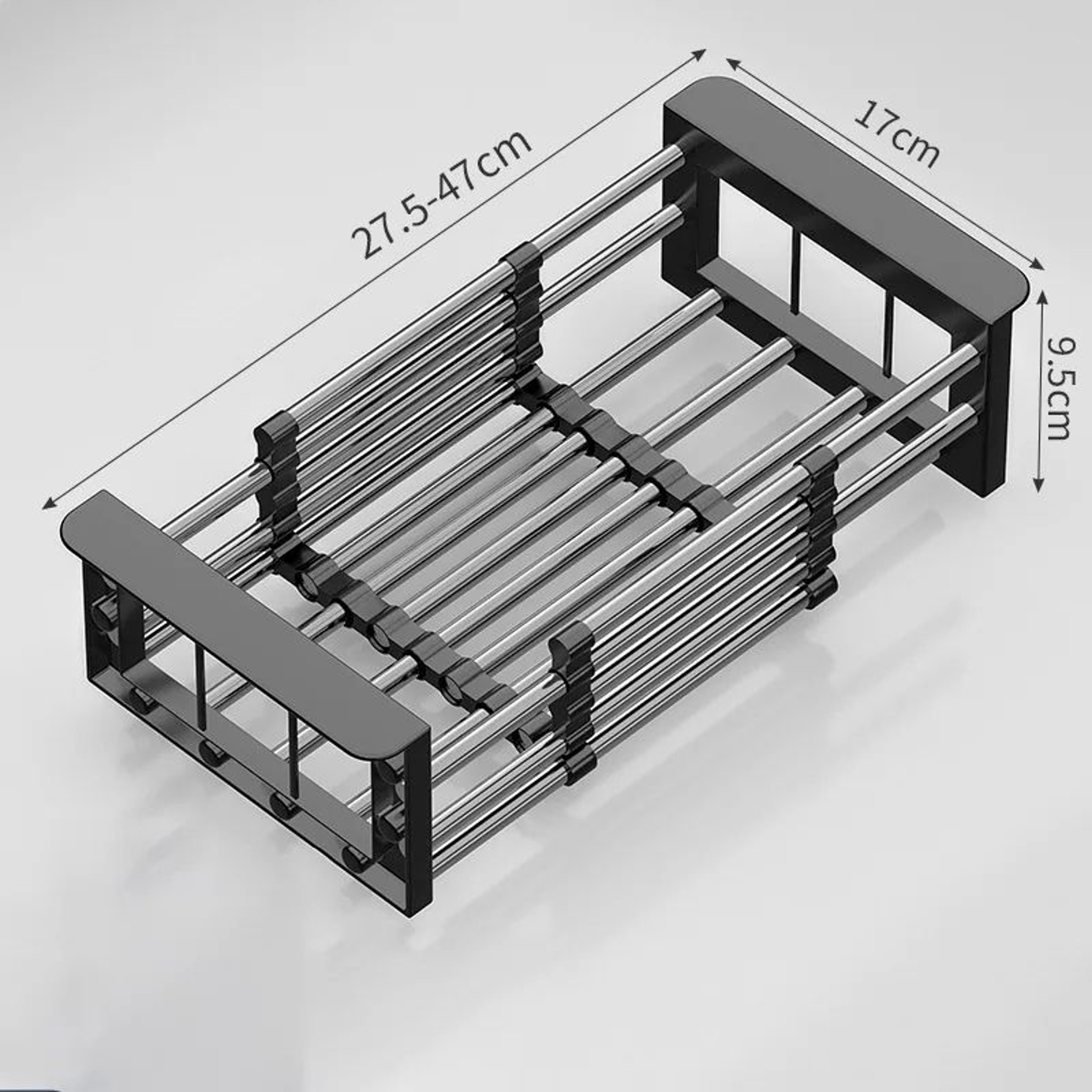 Expandable Dish Drying Rack With Adjustable Arms 9