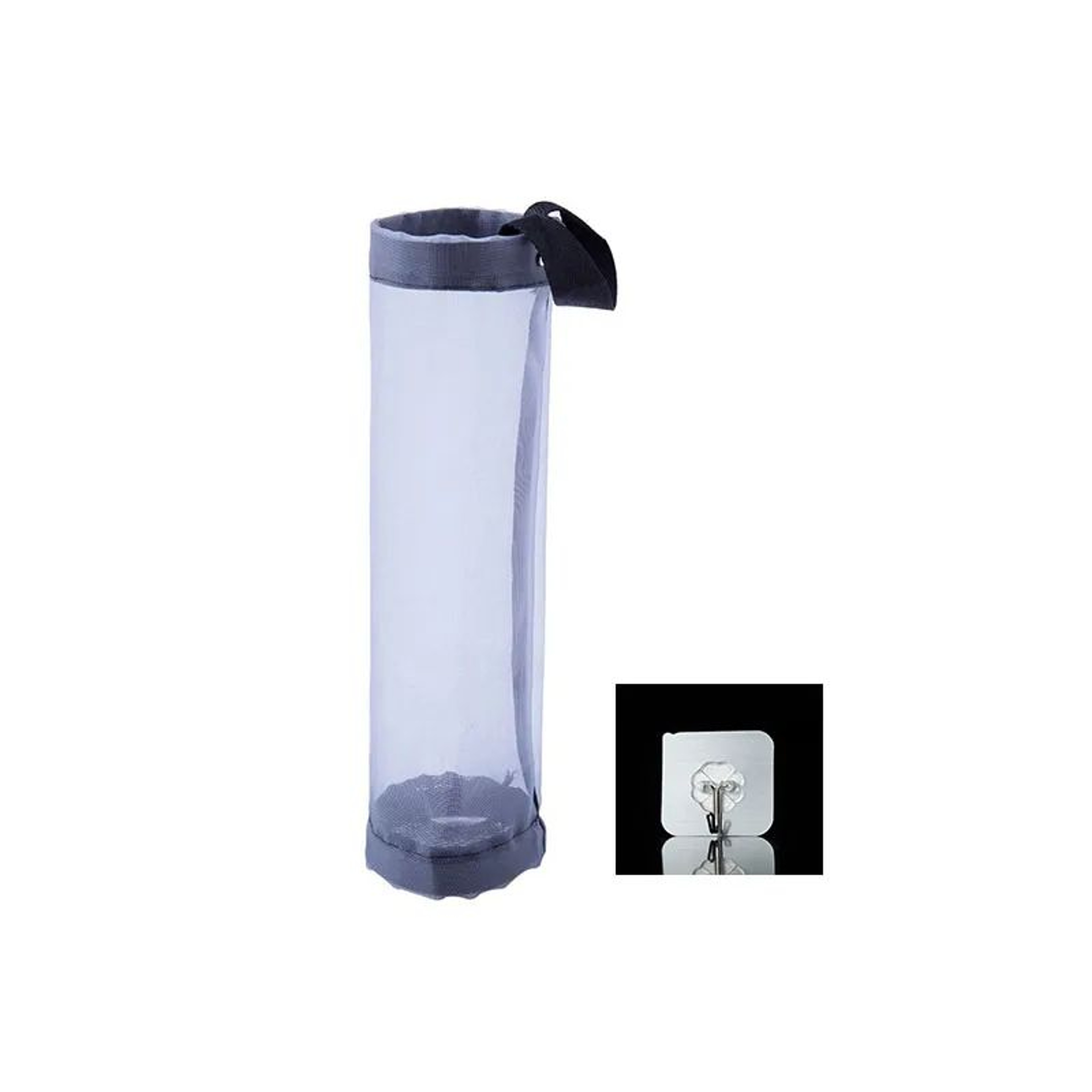 Wall Mounted Trash Bag Dispenser Storage Pouch Organizer 8