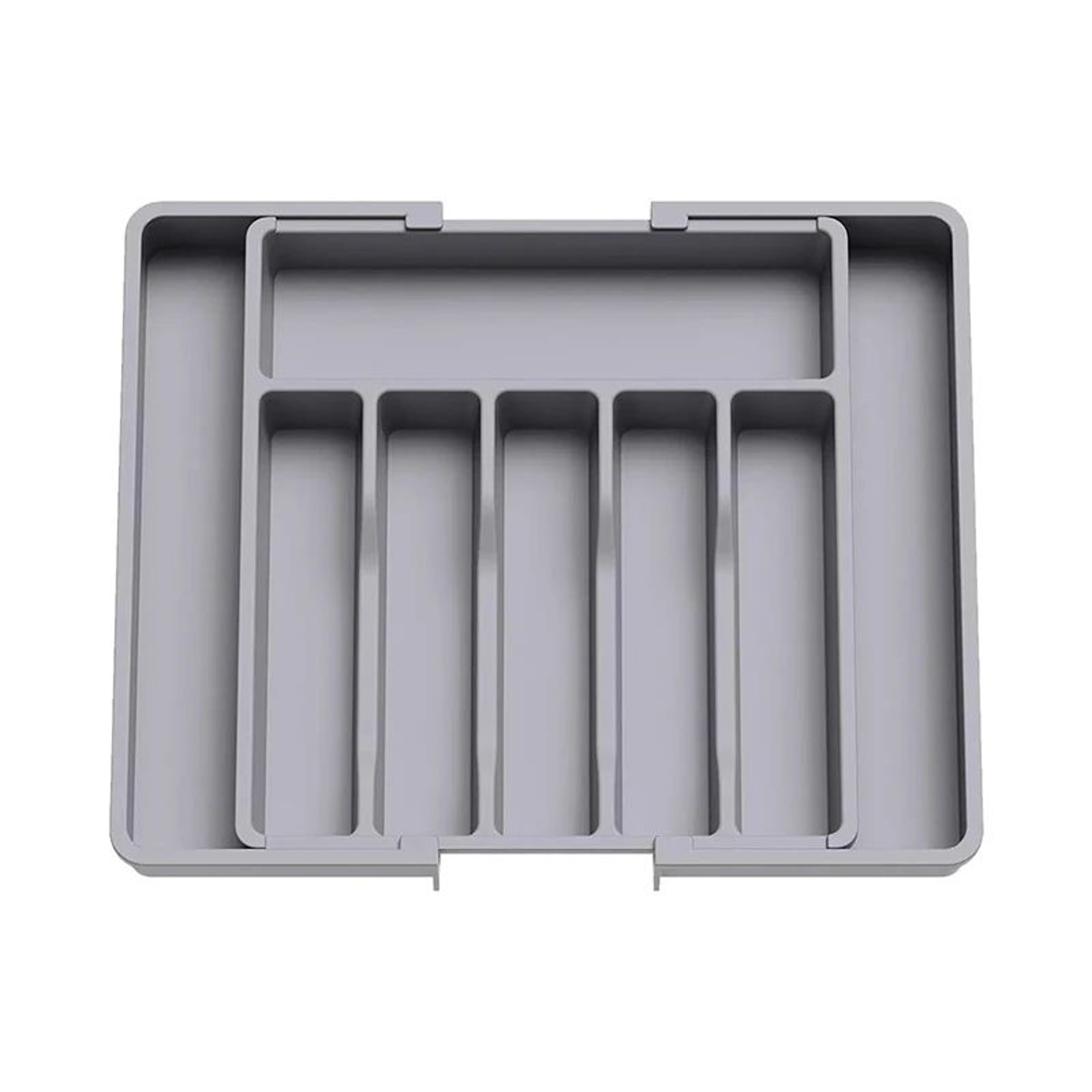 Expandable Utensil Tray Adjustable Cutlery Drawer Organizer 6