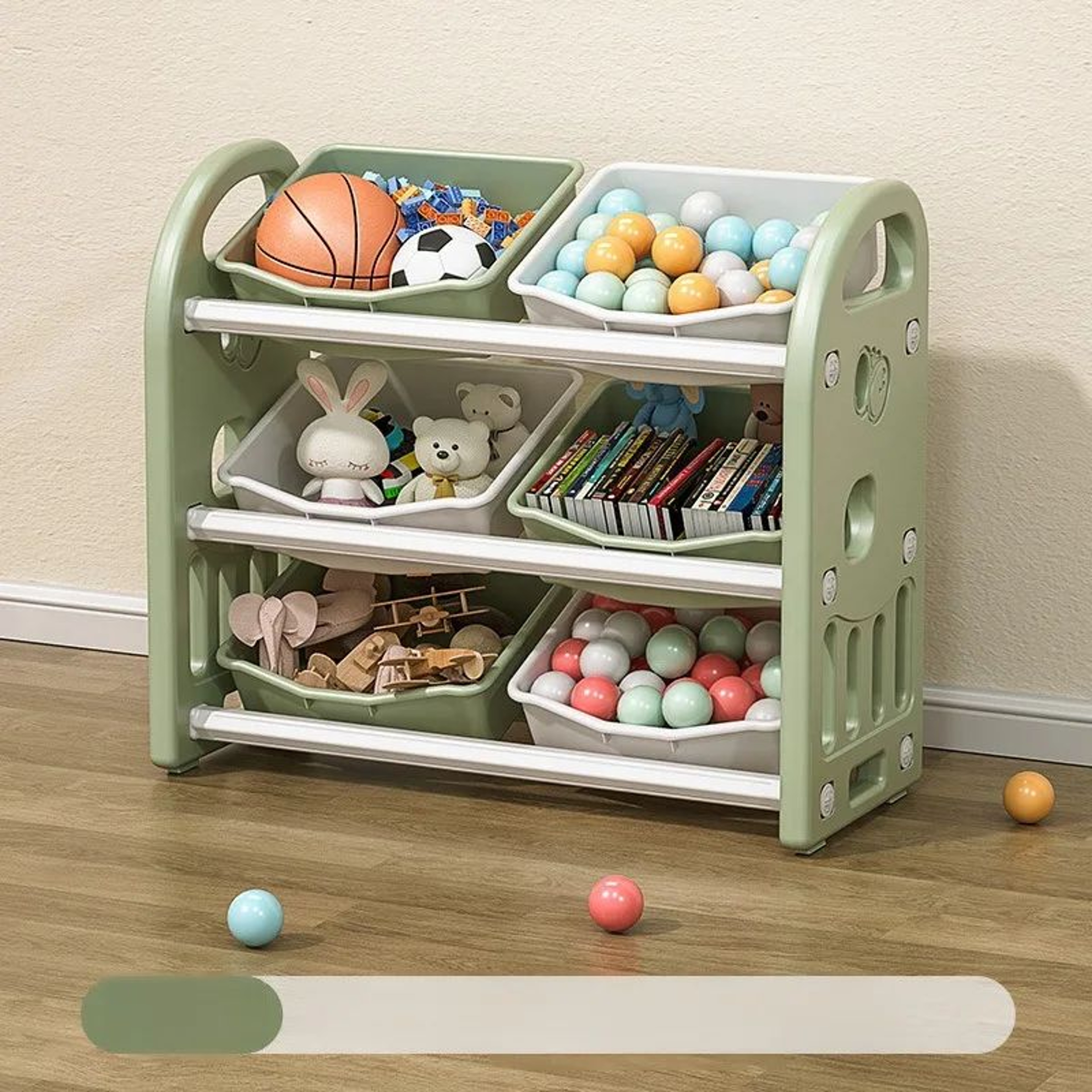 Large Capacity Baby Toy Storage Cabinet Organizer 6