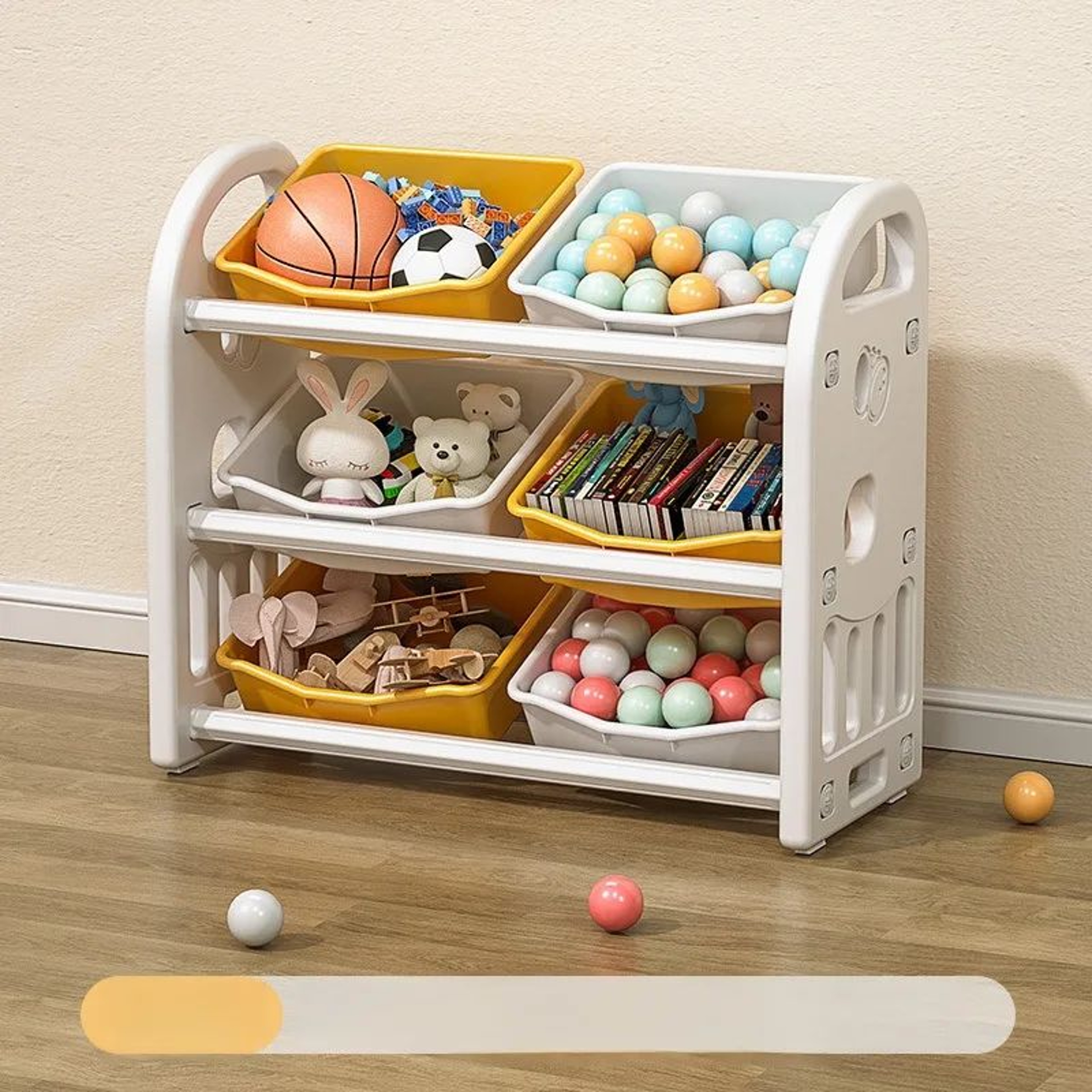 Large Capacity Baby Toy Storage Cabinet Organizer 7