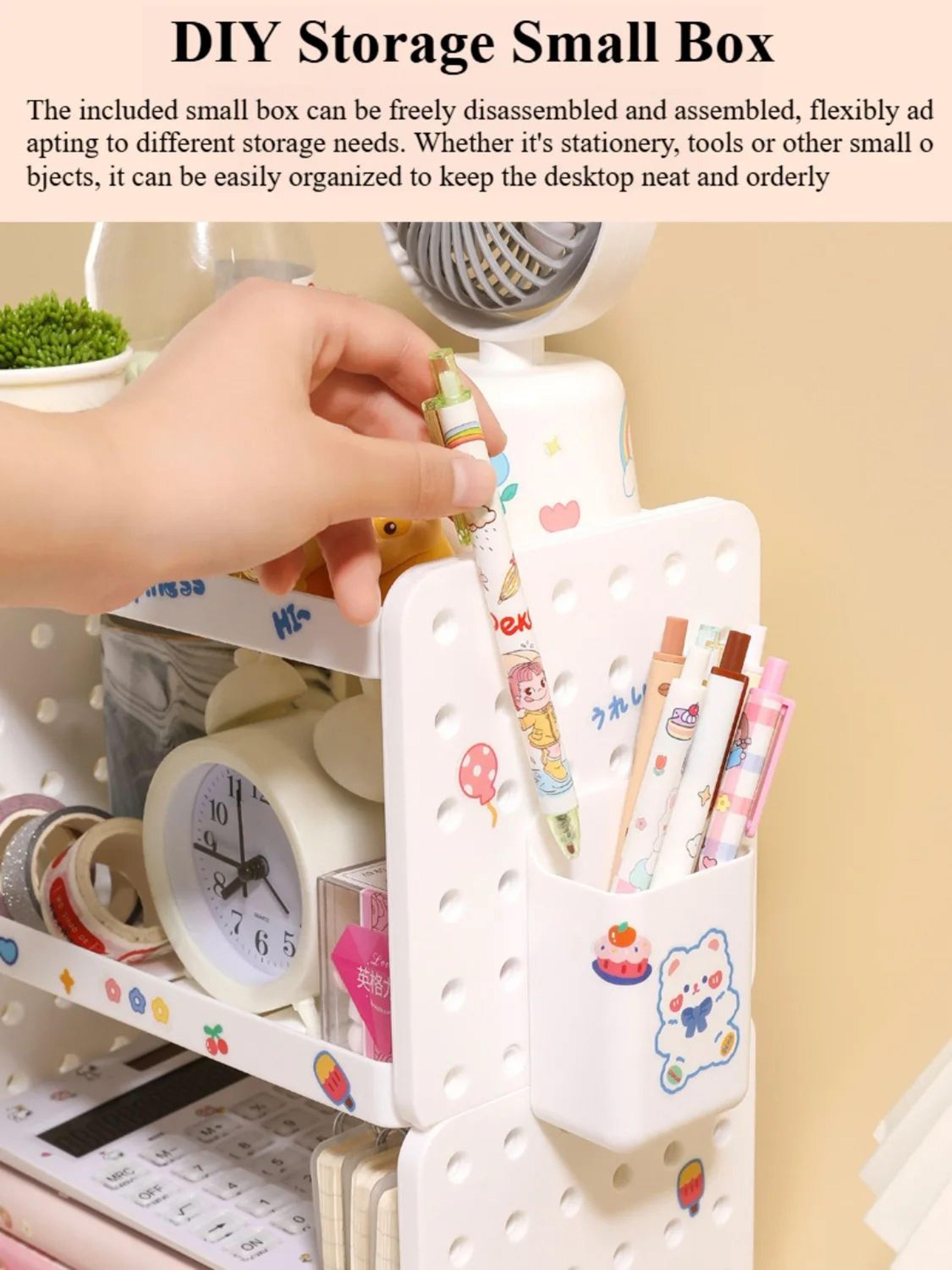 3 Tier Desktop Organizer Shelf With Pen Holder 4