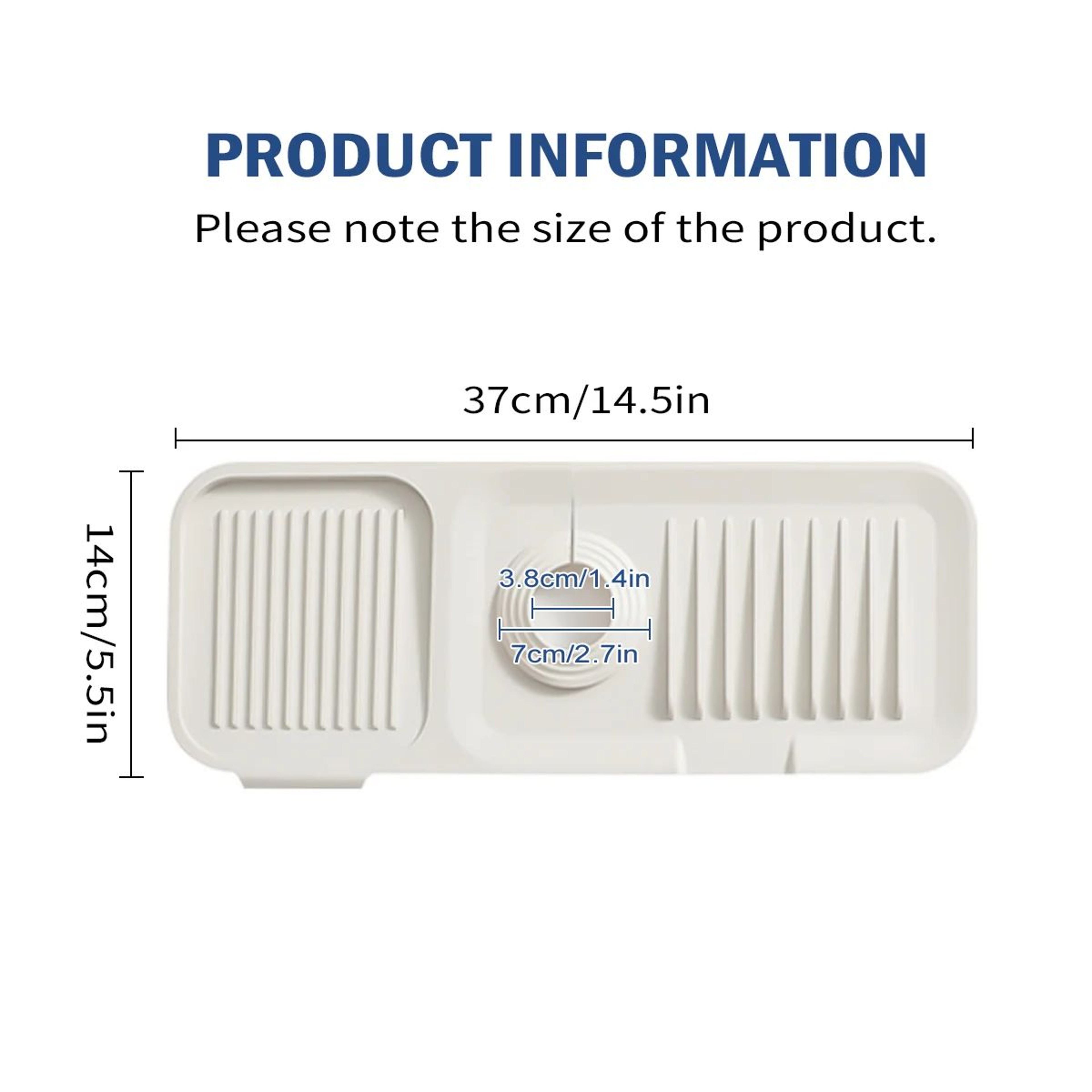 Silicone Sink Splash Guard And Faucet Drip Tray 12