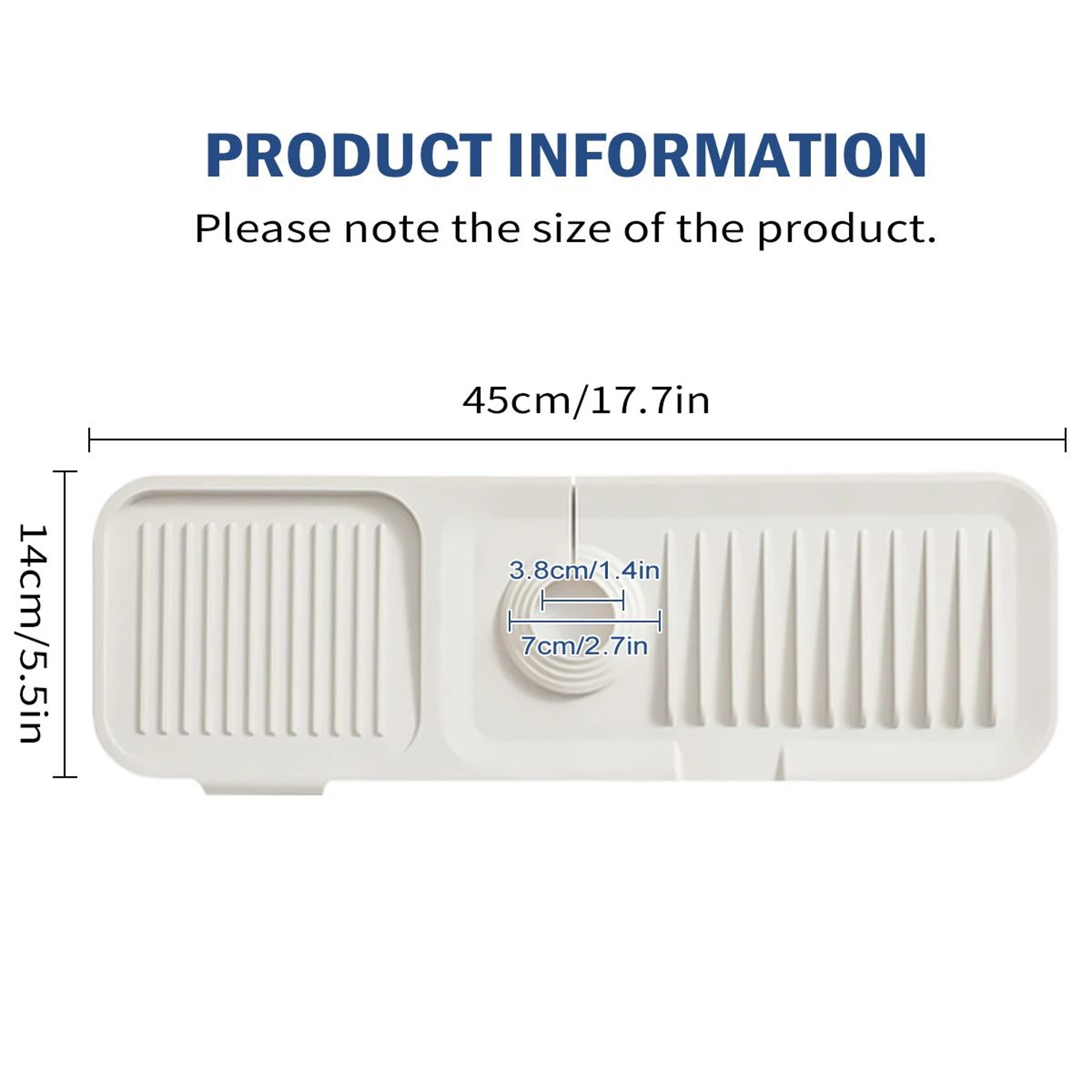 Silicone Sink Splash Guard And Faucet Drip Tray 13