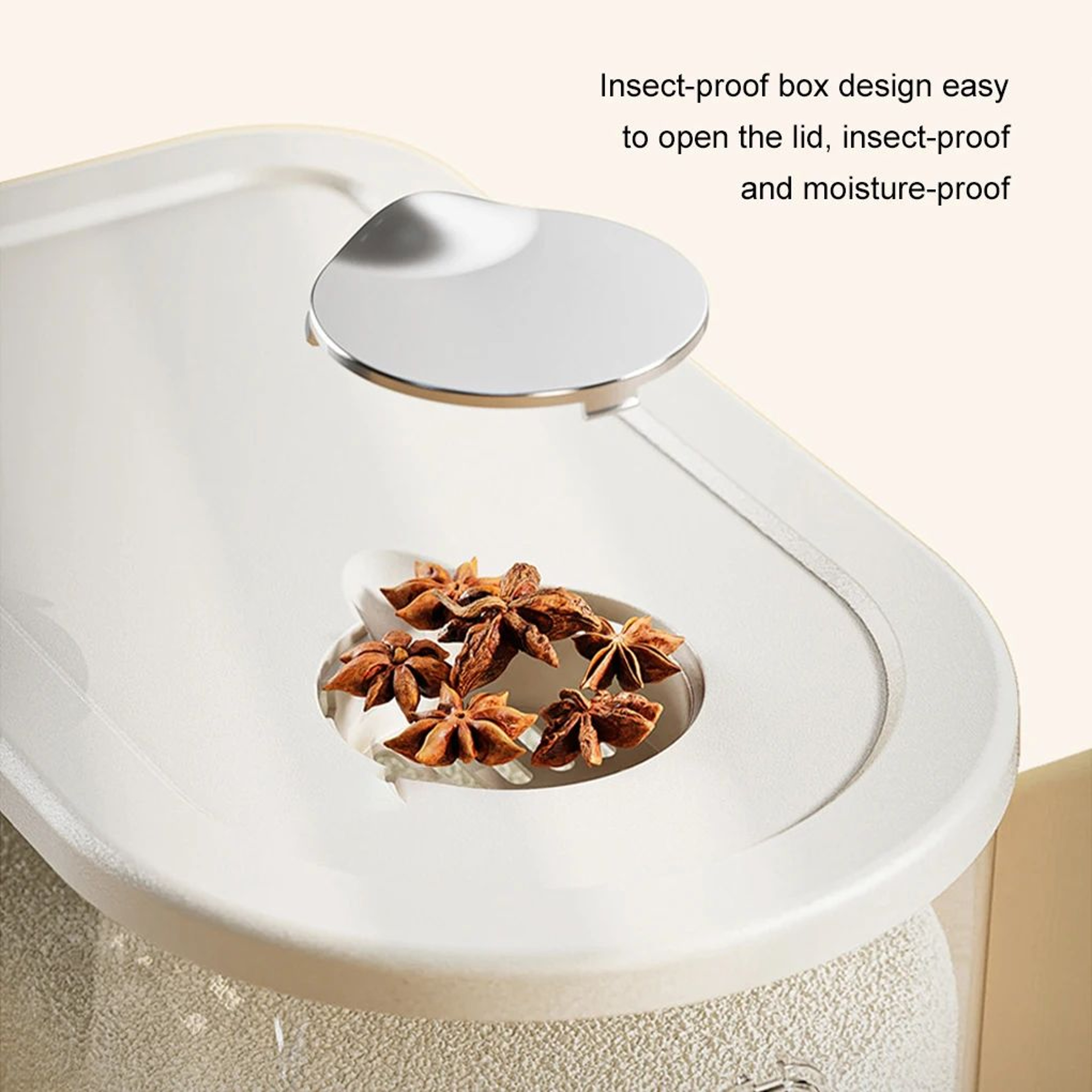 Automatic Rice And Grain Storage Dispenser Container 3