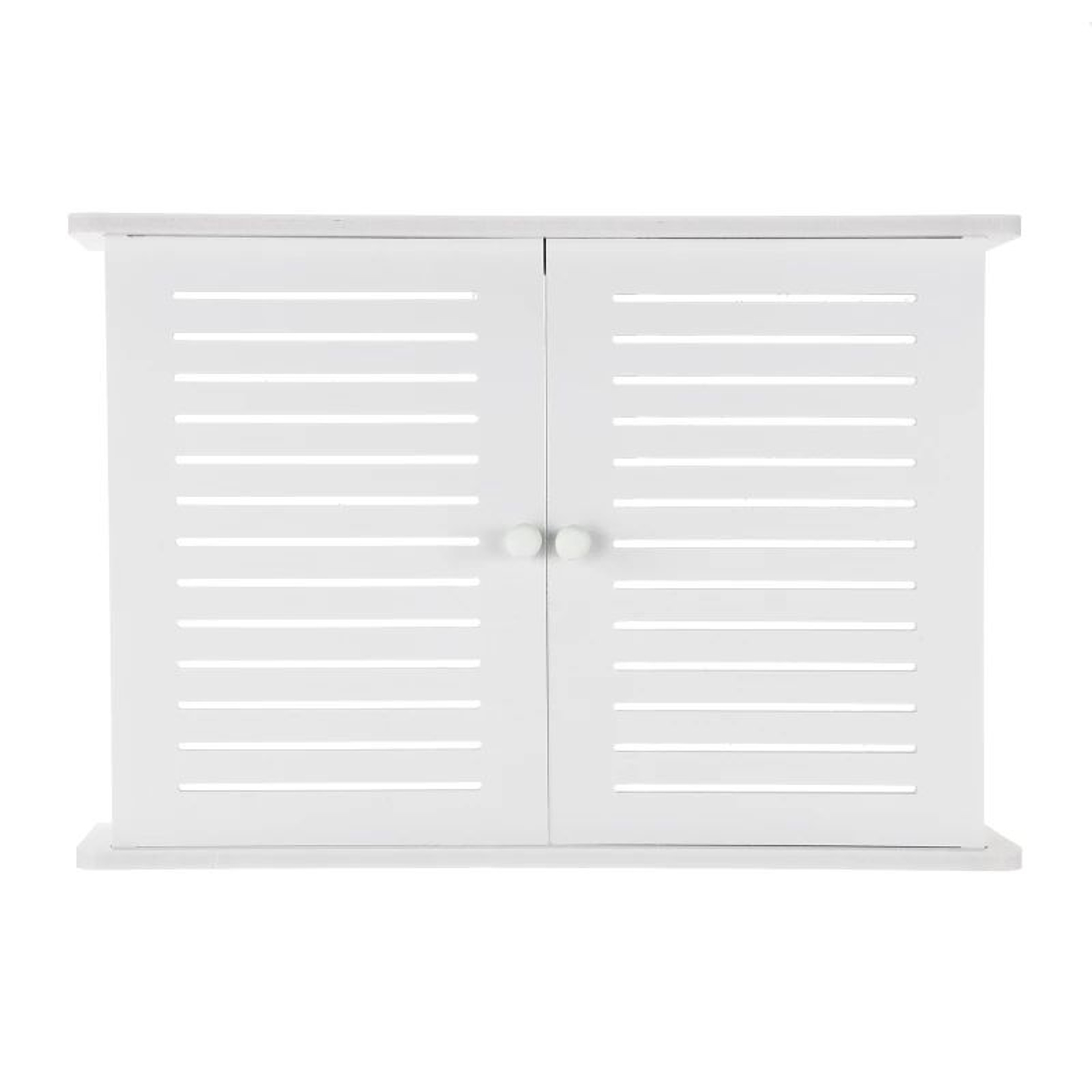 Wall Mounted WiFi Router Storage Shelf Cable Organizer Box 1