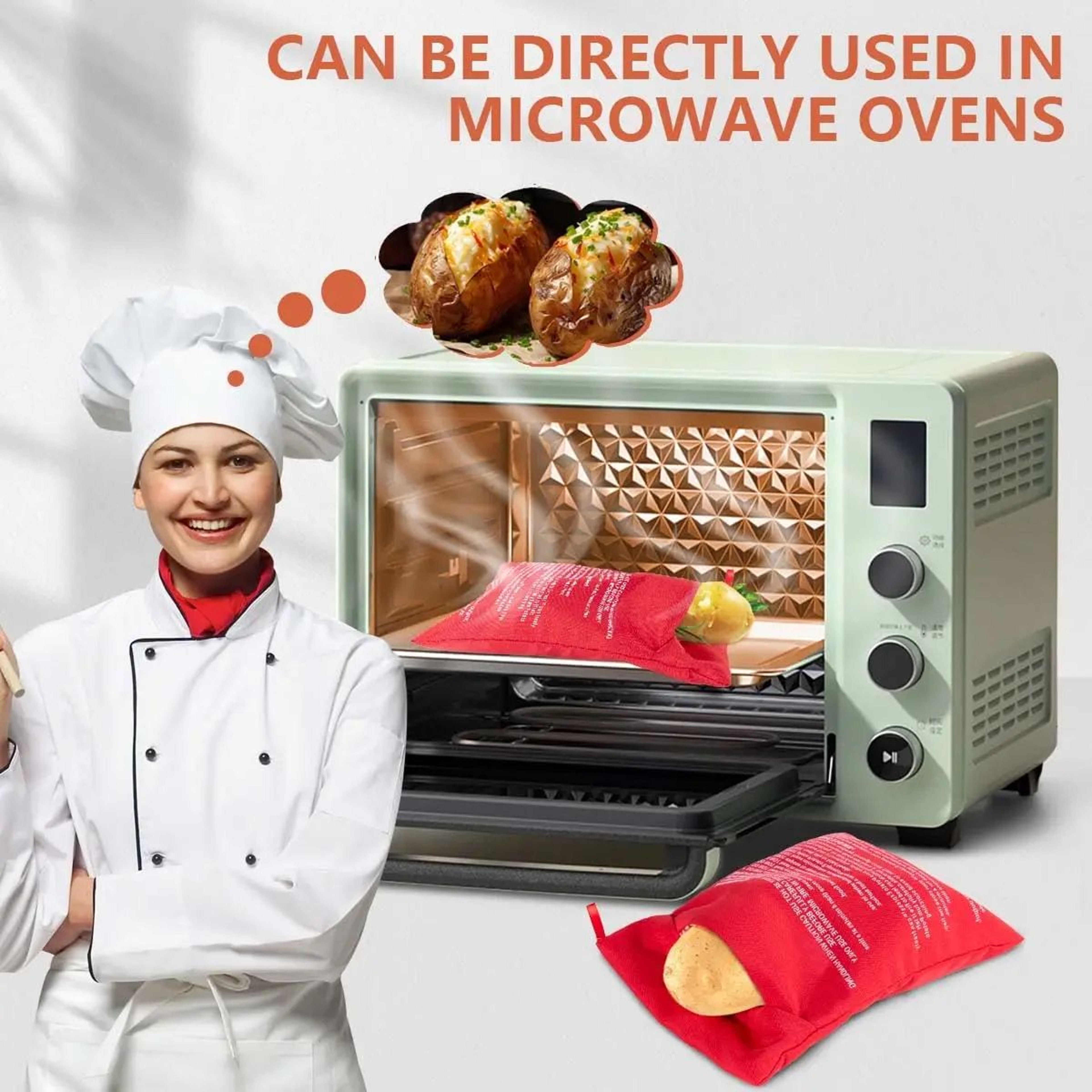 Microwave Potato Cooker Bag For Quick Baking 2