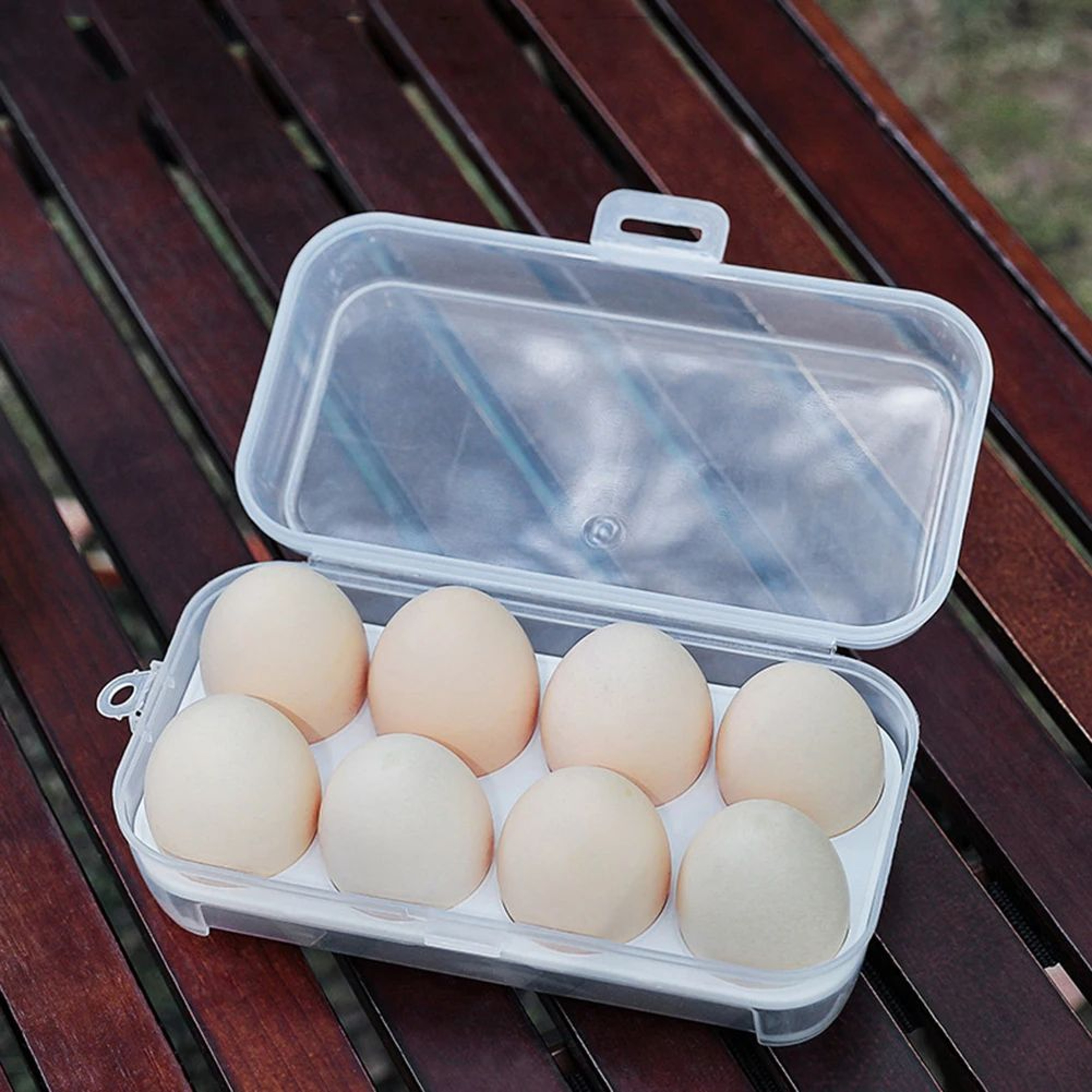 Transparent Egg Storage Box With Lid 1