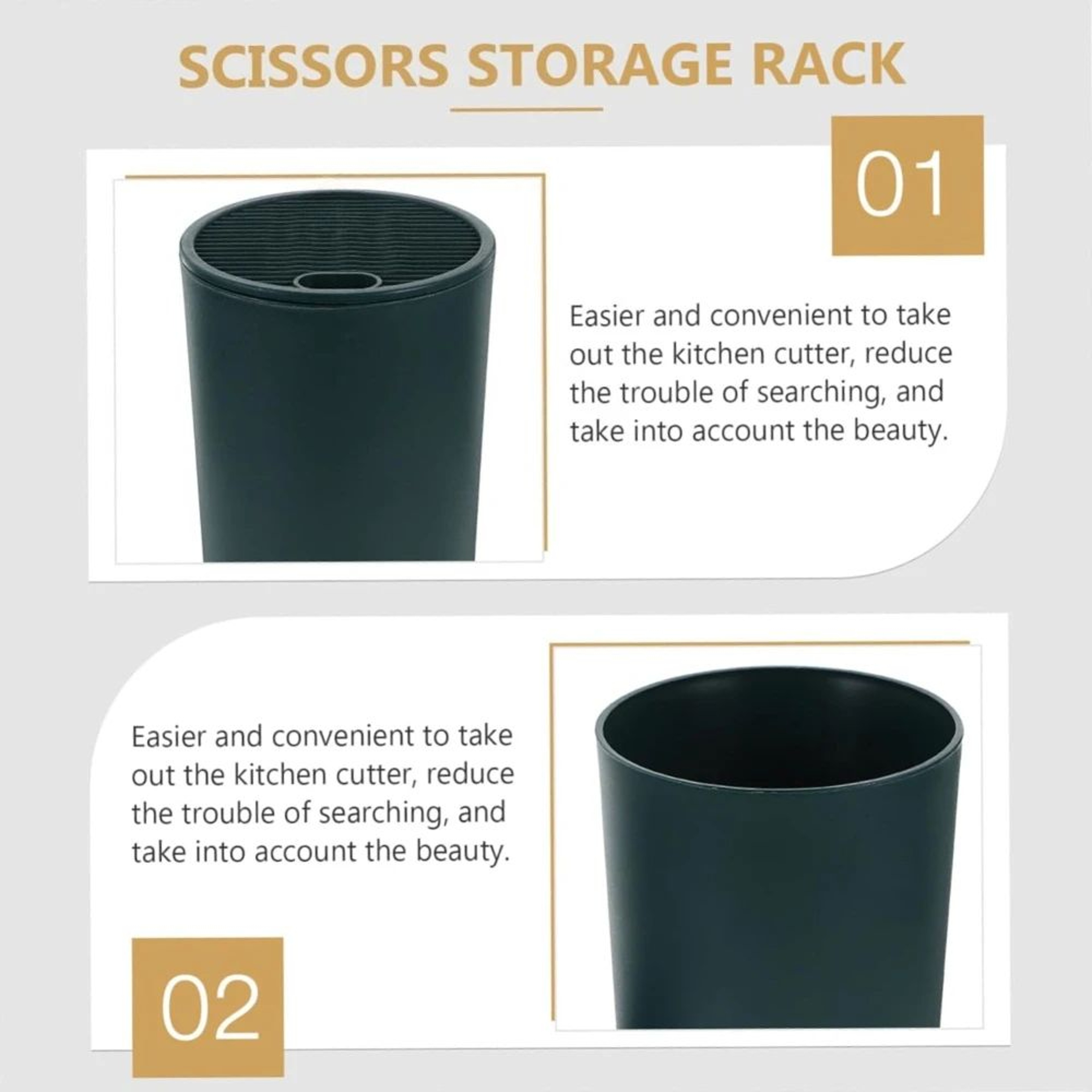 Universal Knife And Scissor Holder Drying Storage Rack 2