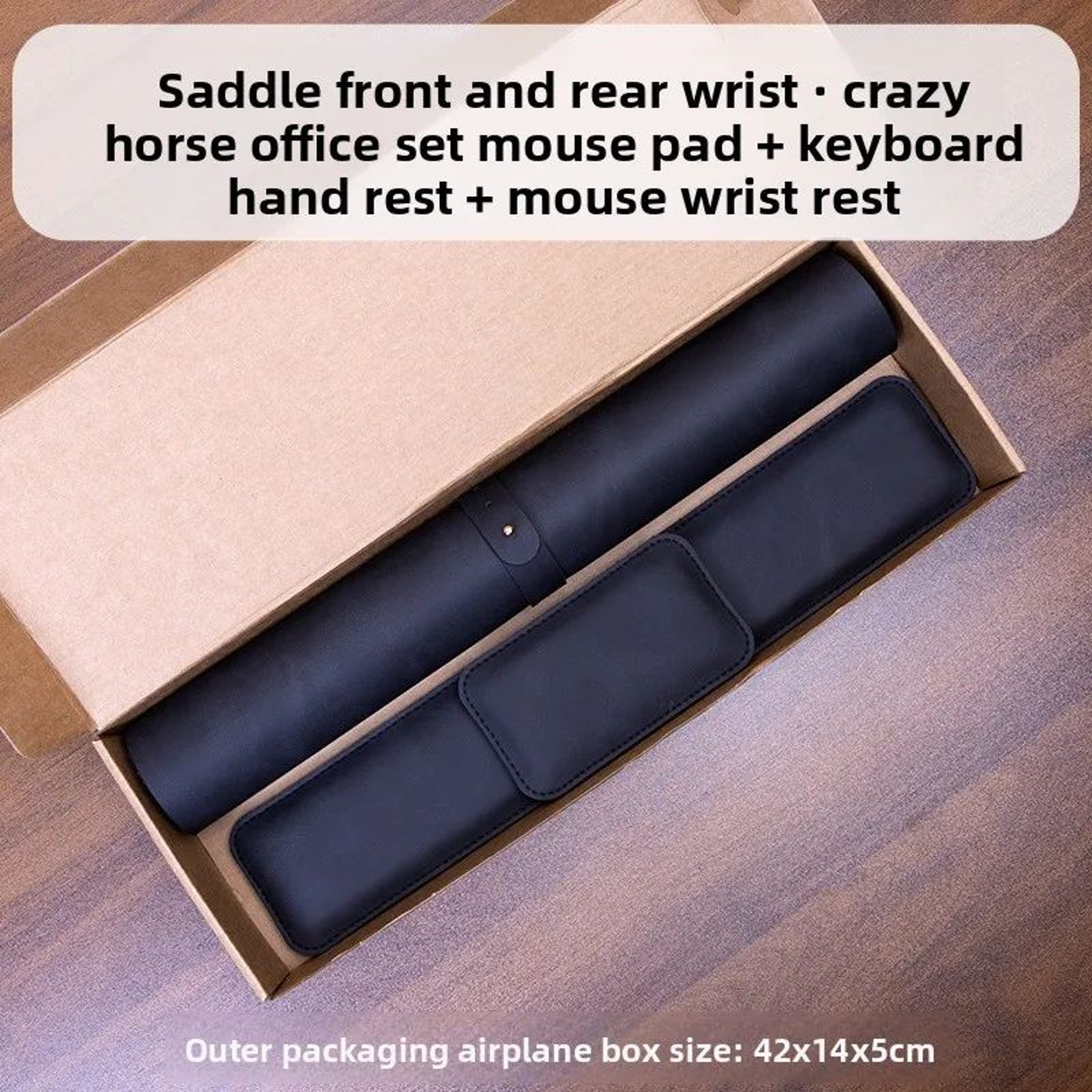 Large Waterproof PU Desk Mat With Wrist Support 8