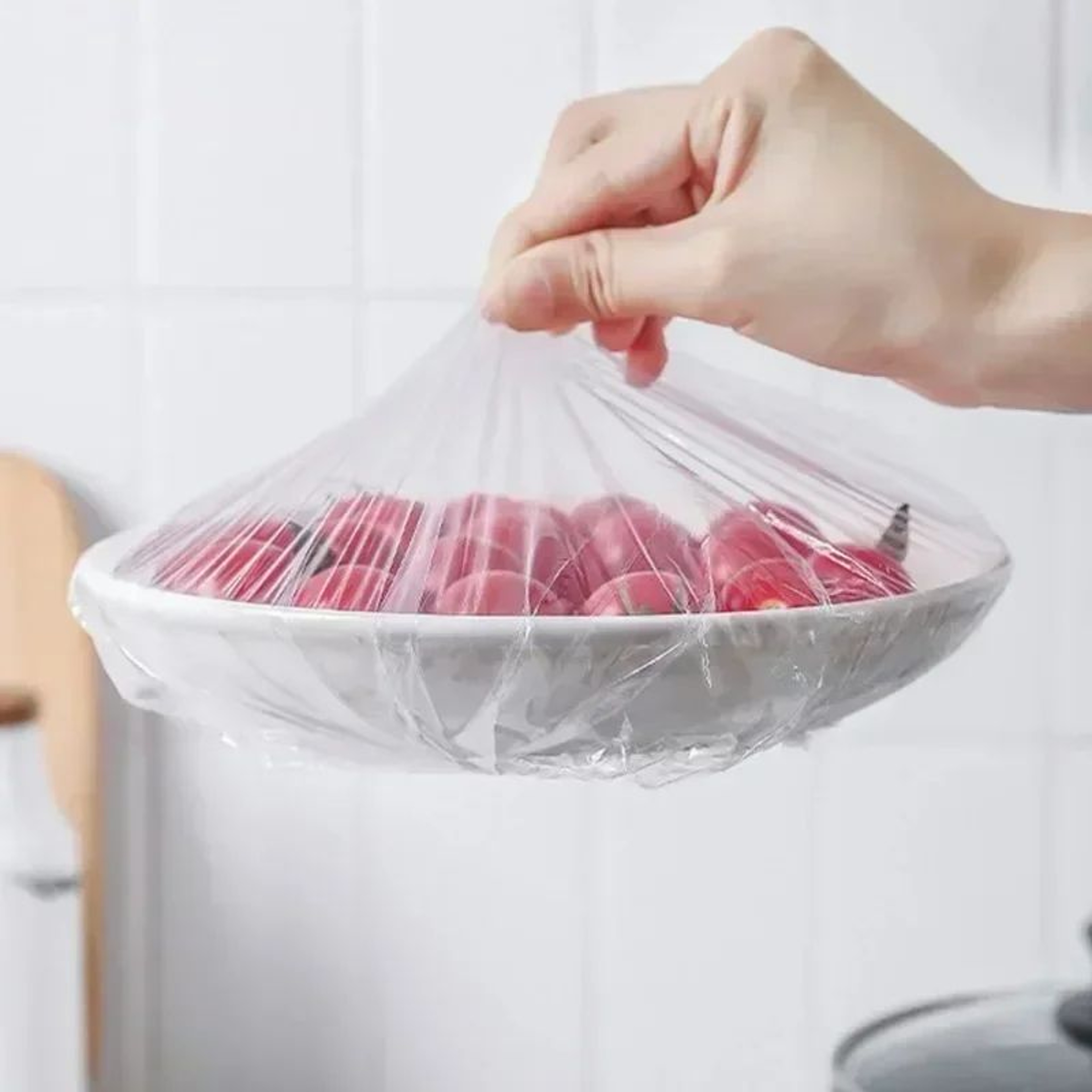Disposable Elastic Food Covers For Bowls And Plates 3