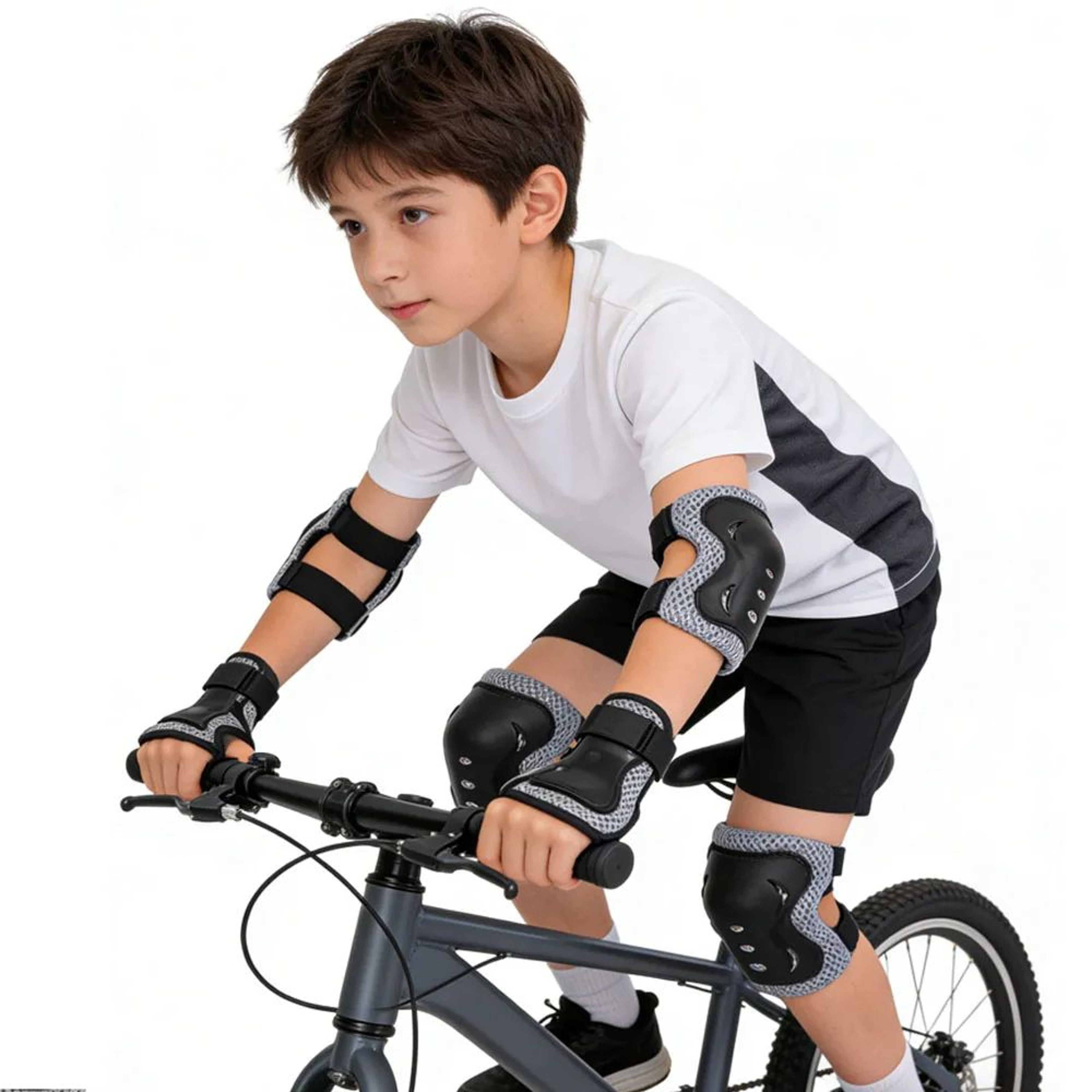 Kids 6 In 1 Protective Gear Set With Helmet Pads 3