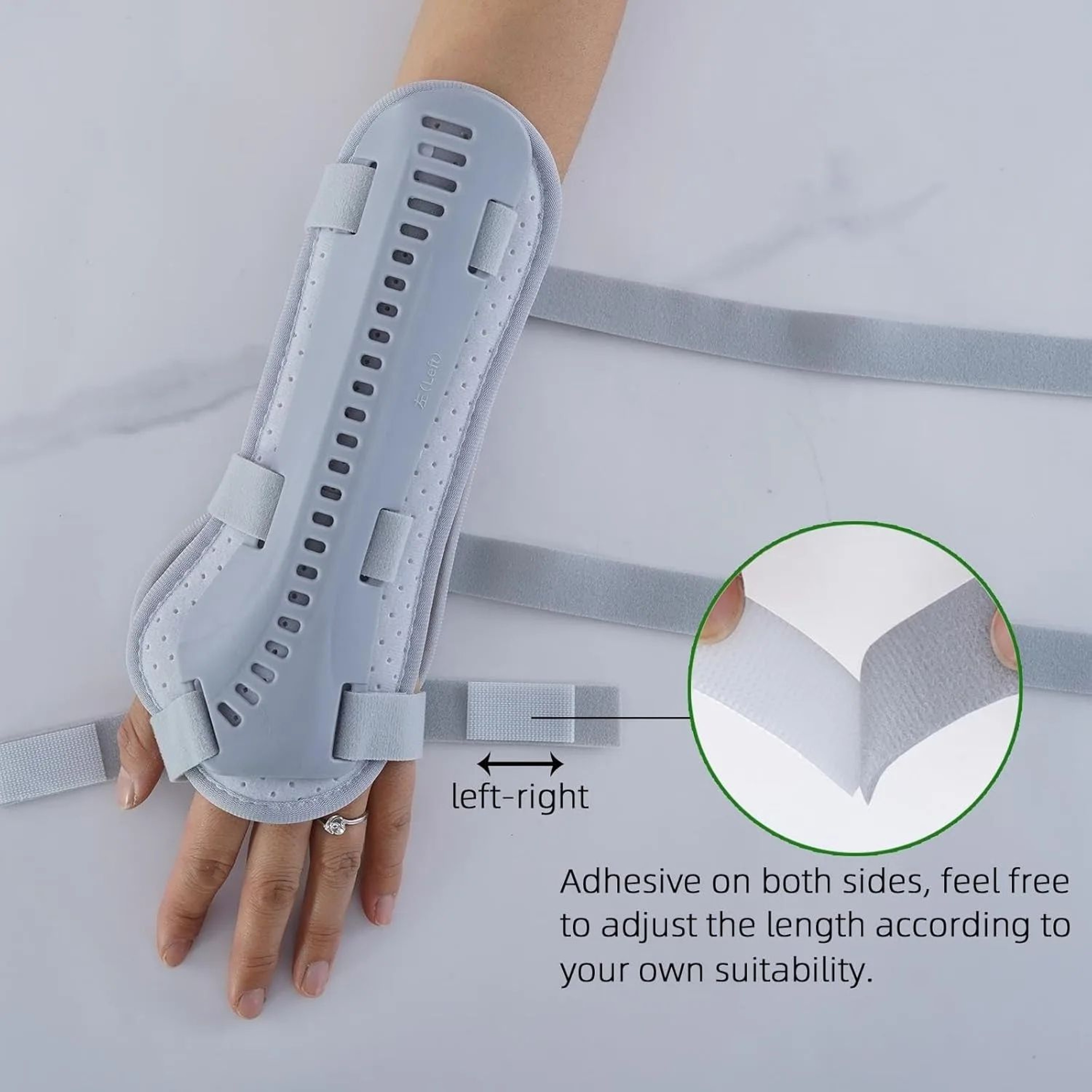 Adjustable Wrist Splint Brace With Removable Support 2