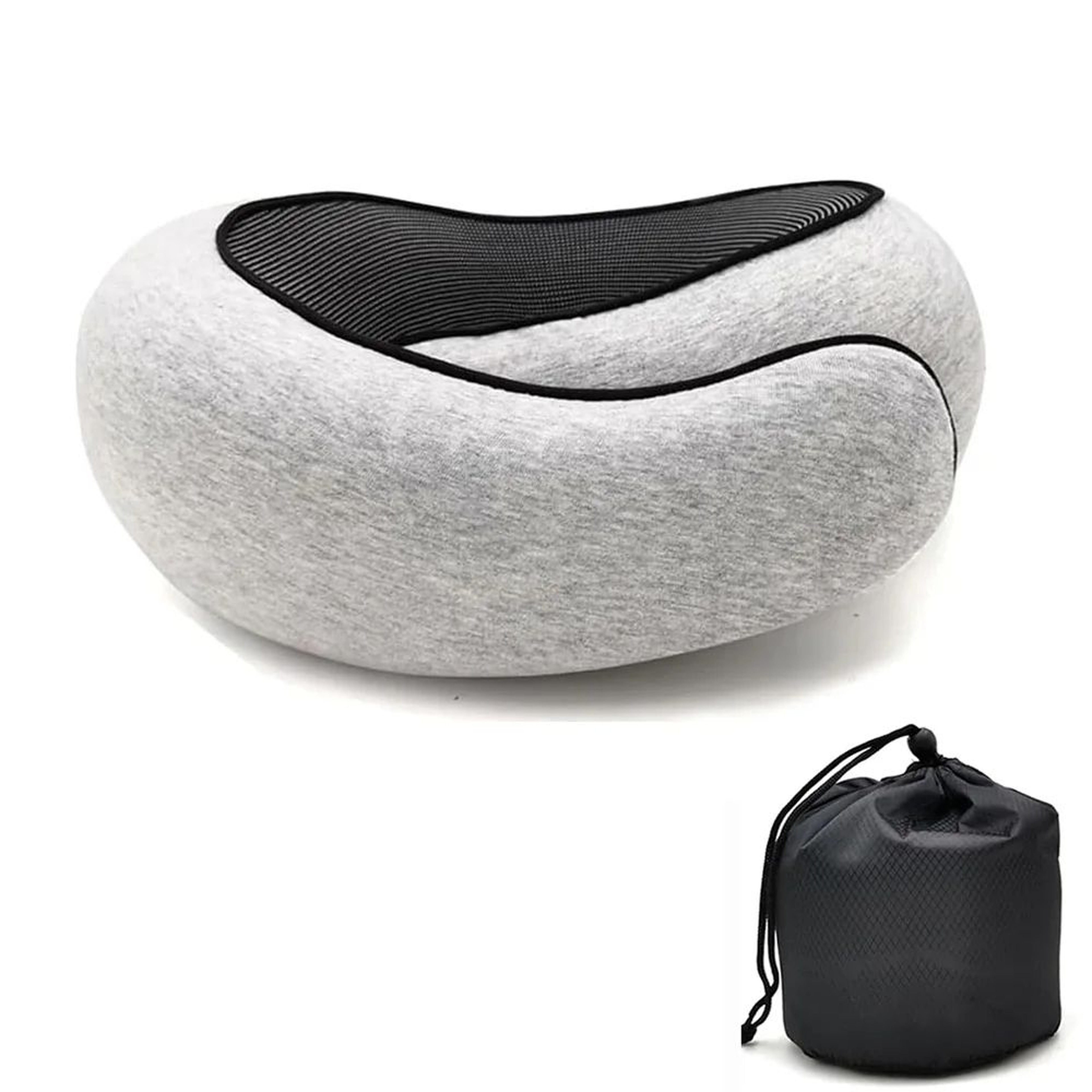 Memory Foam Travel Neck Pillow With Adjustable U Shape Support 6
