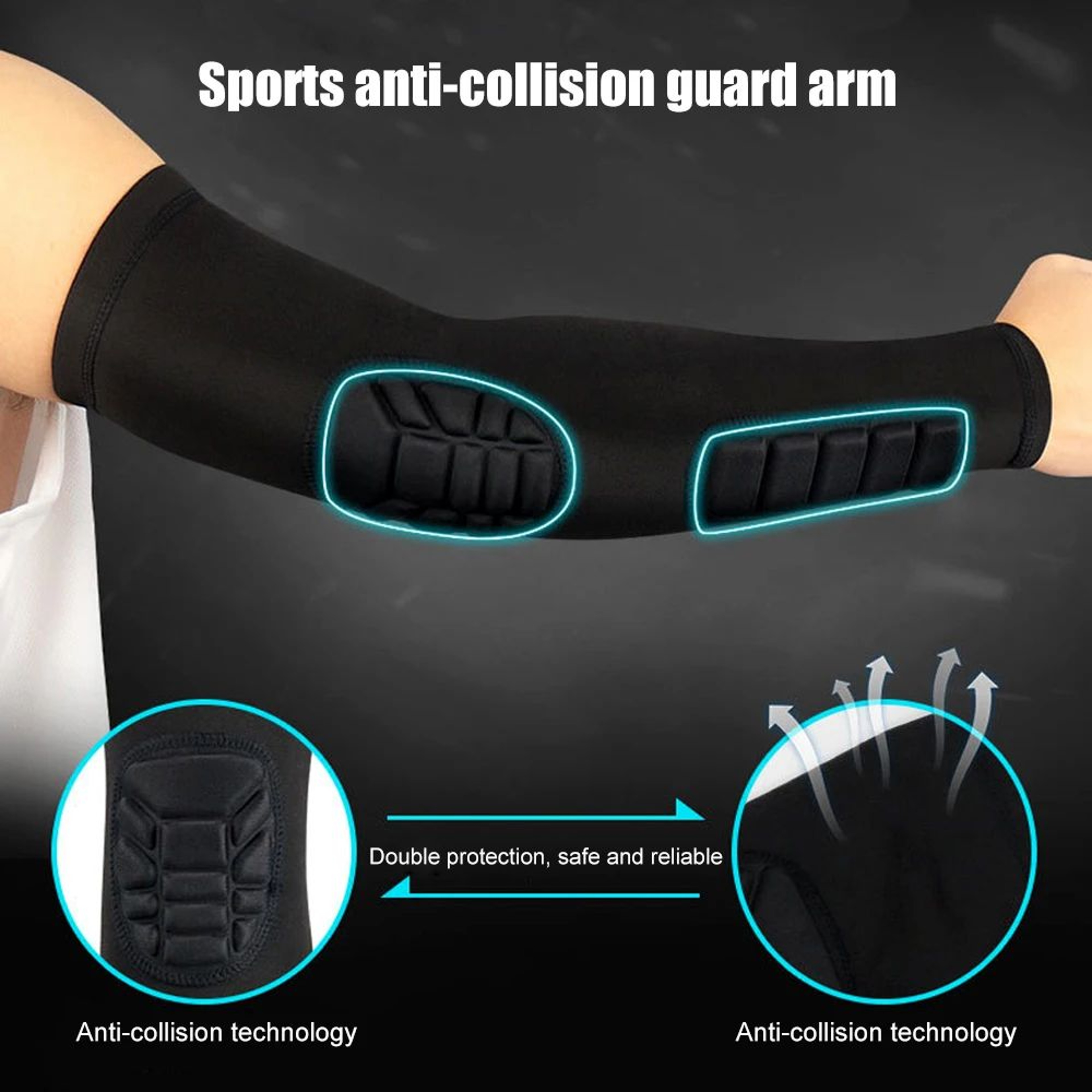 Basketball Shooter Arm Sleeve With Elbow Pad For Youth And Adults 2