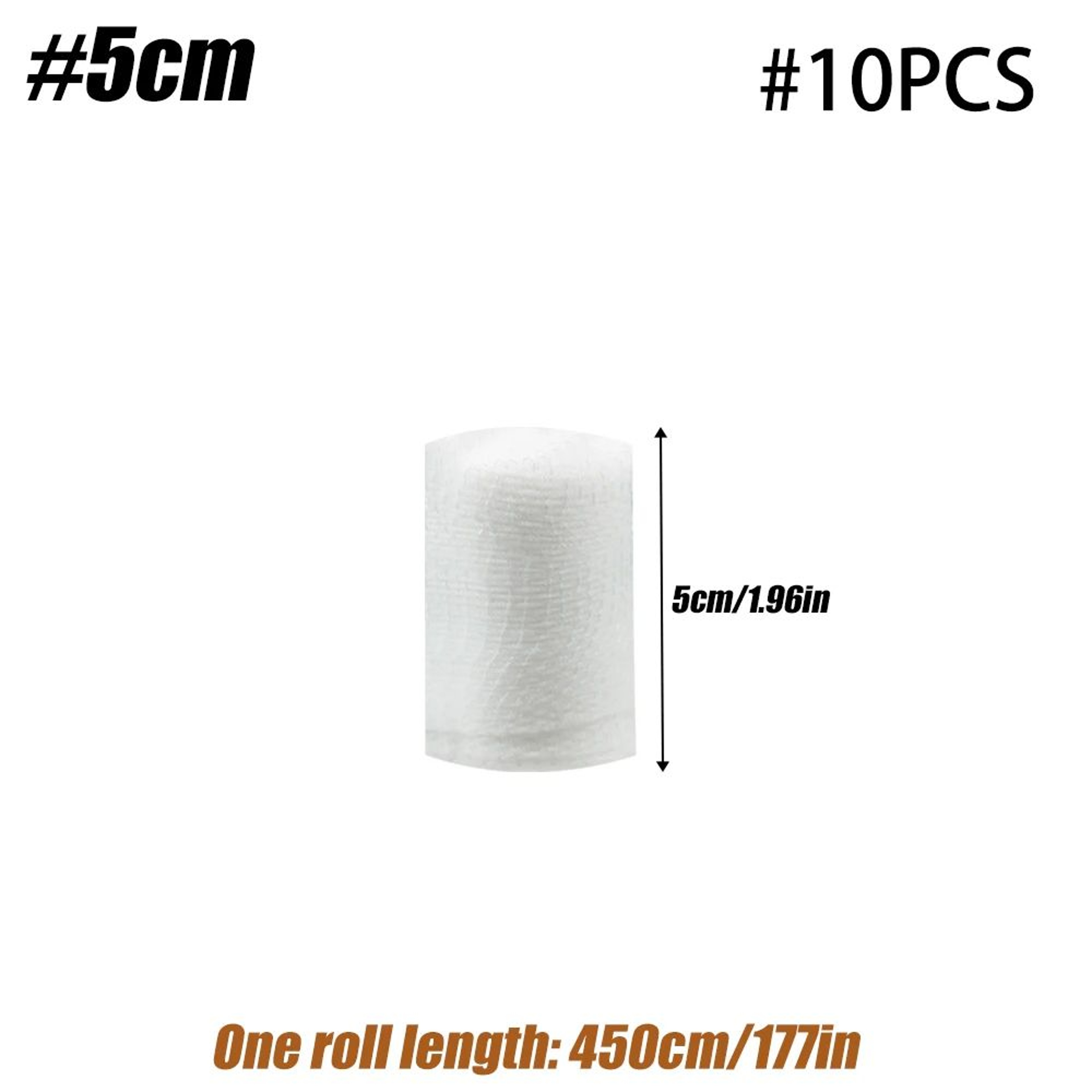 4 Rolls Premium Stretch Gauze Bandage Soft Breathable Wound Dressing Wrap 12