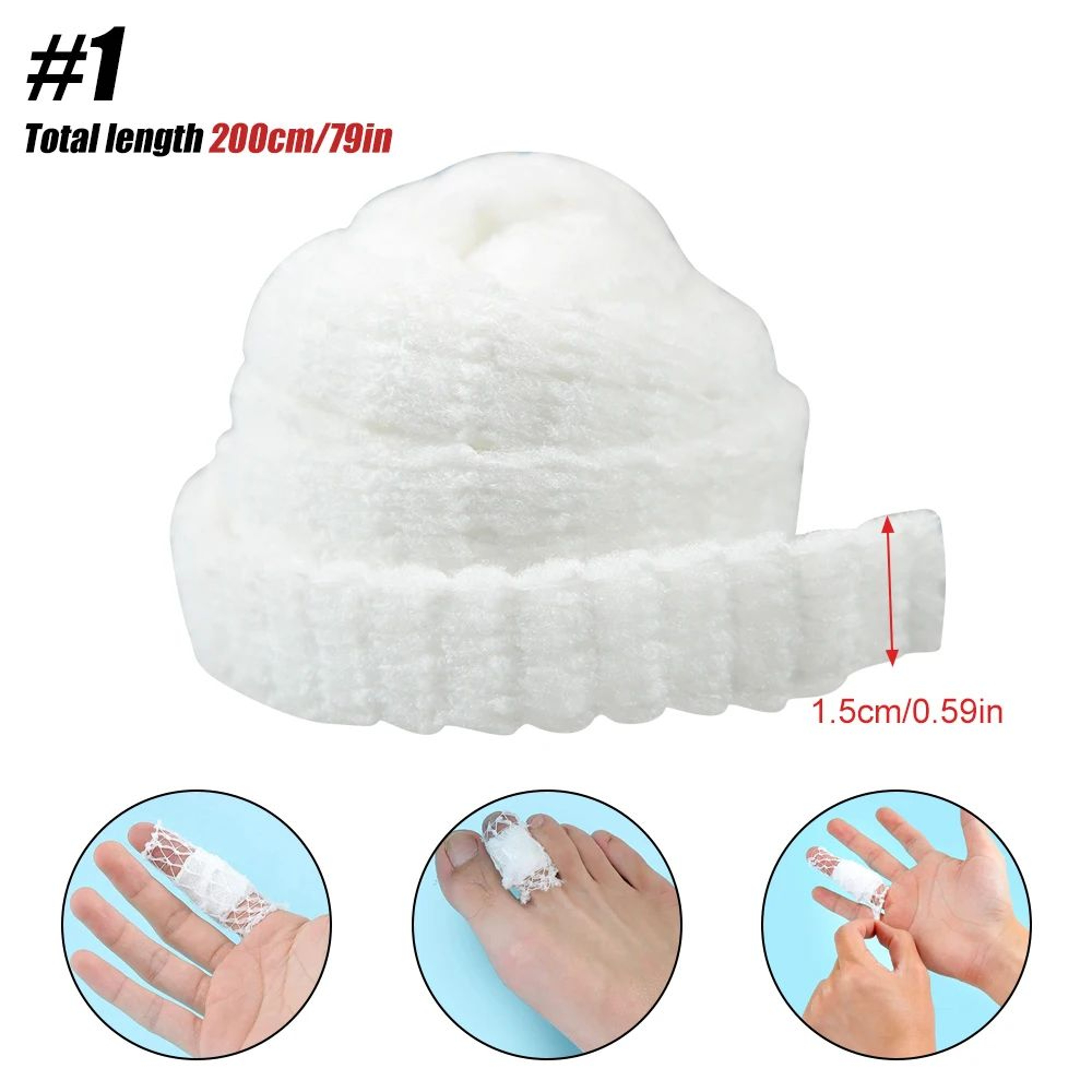 Elastic Tubular Net Bandage Roll For Knee Calf And Ankle Support 6