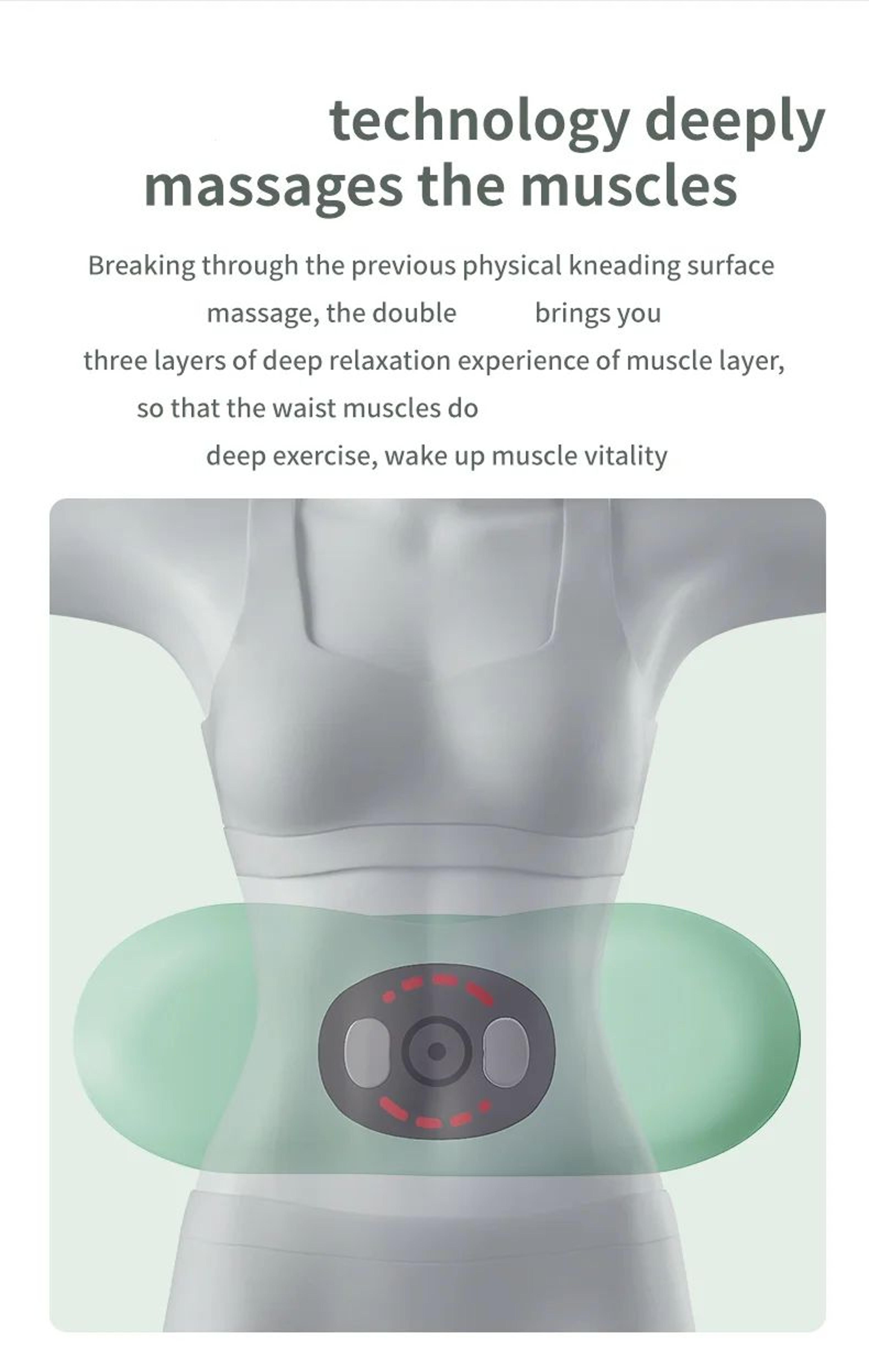 Electric Lumbar Traction Back Massager With Heat 6