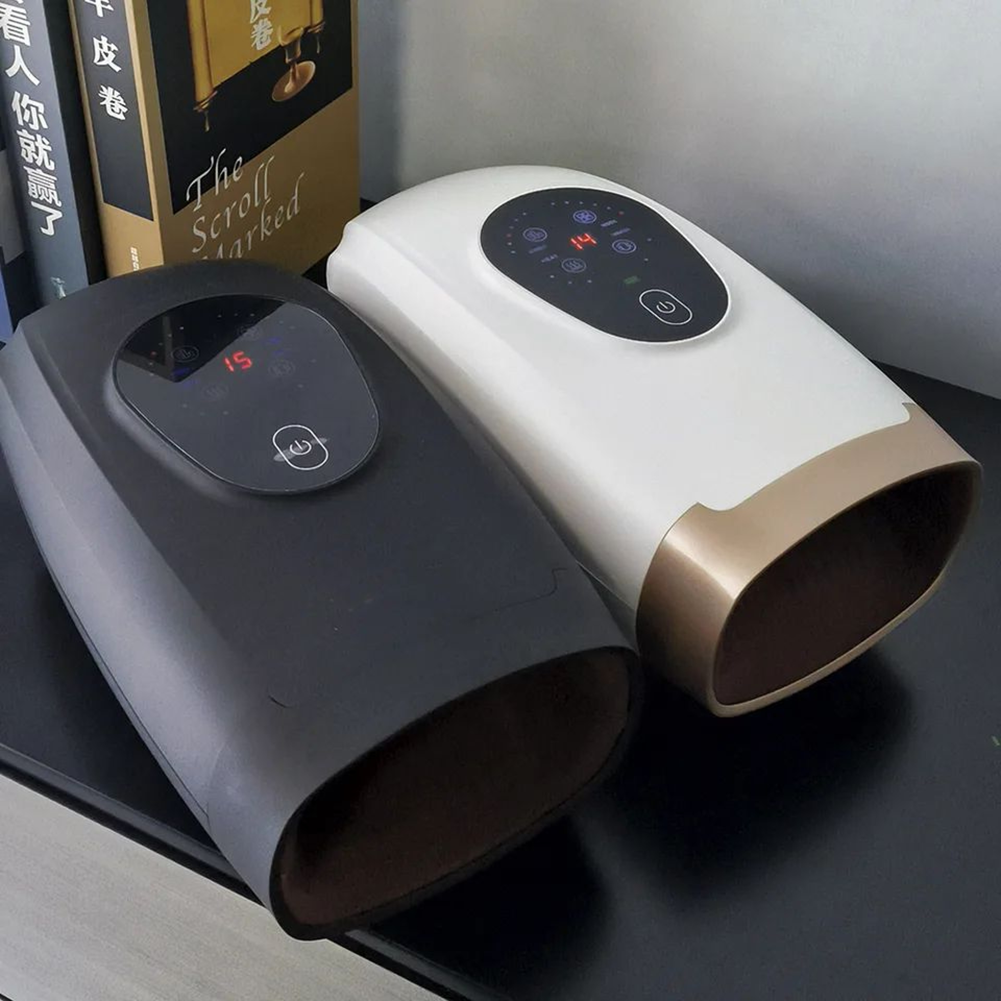 Portable Electric Hand Massager With Heat And Air Compression 1