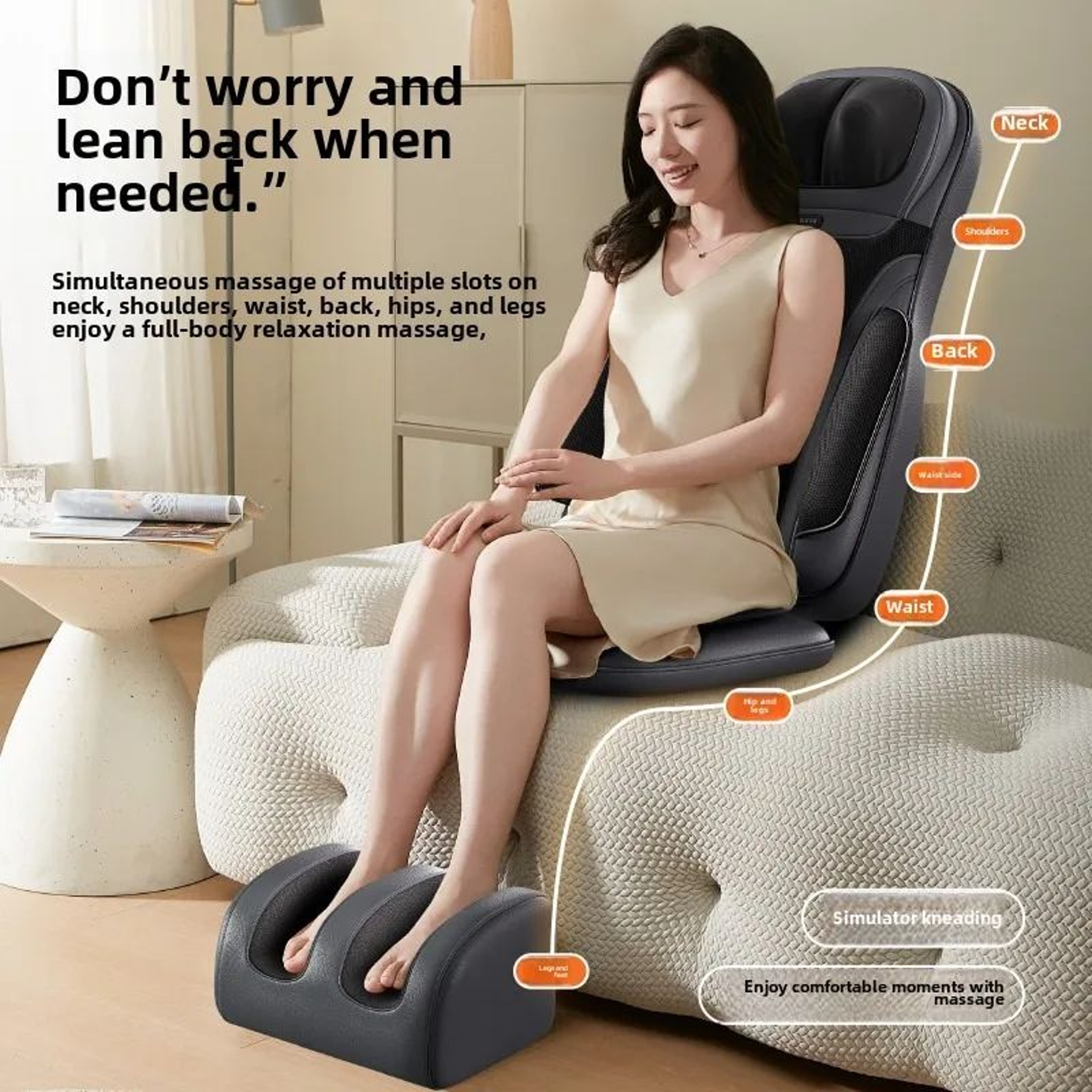Multifunctional Full Body Massage Cushion With Heat And Shiatsu 2