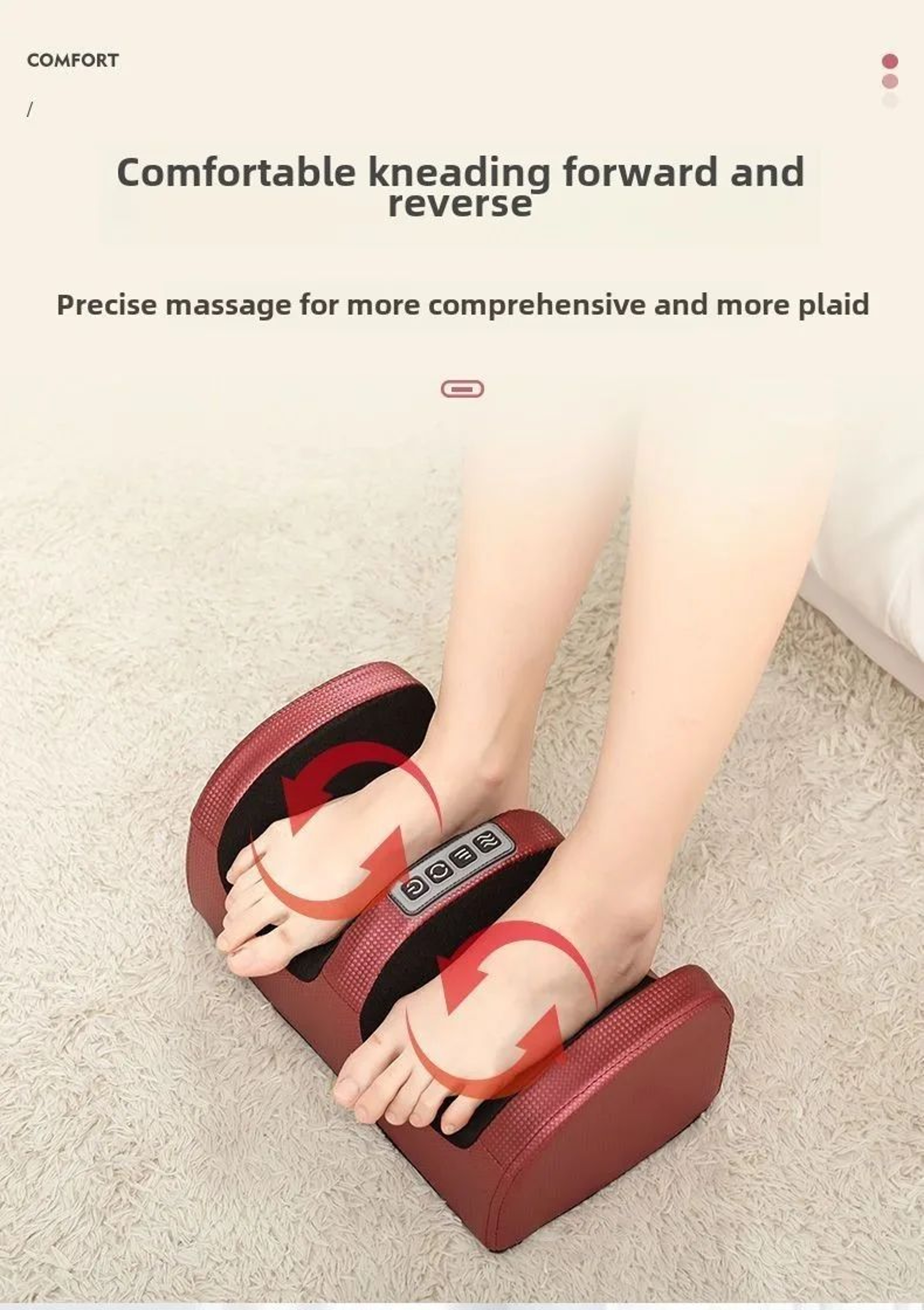 Heated Foot And Calf Massager With Deep Kneading 2