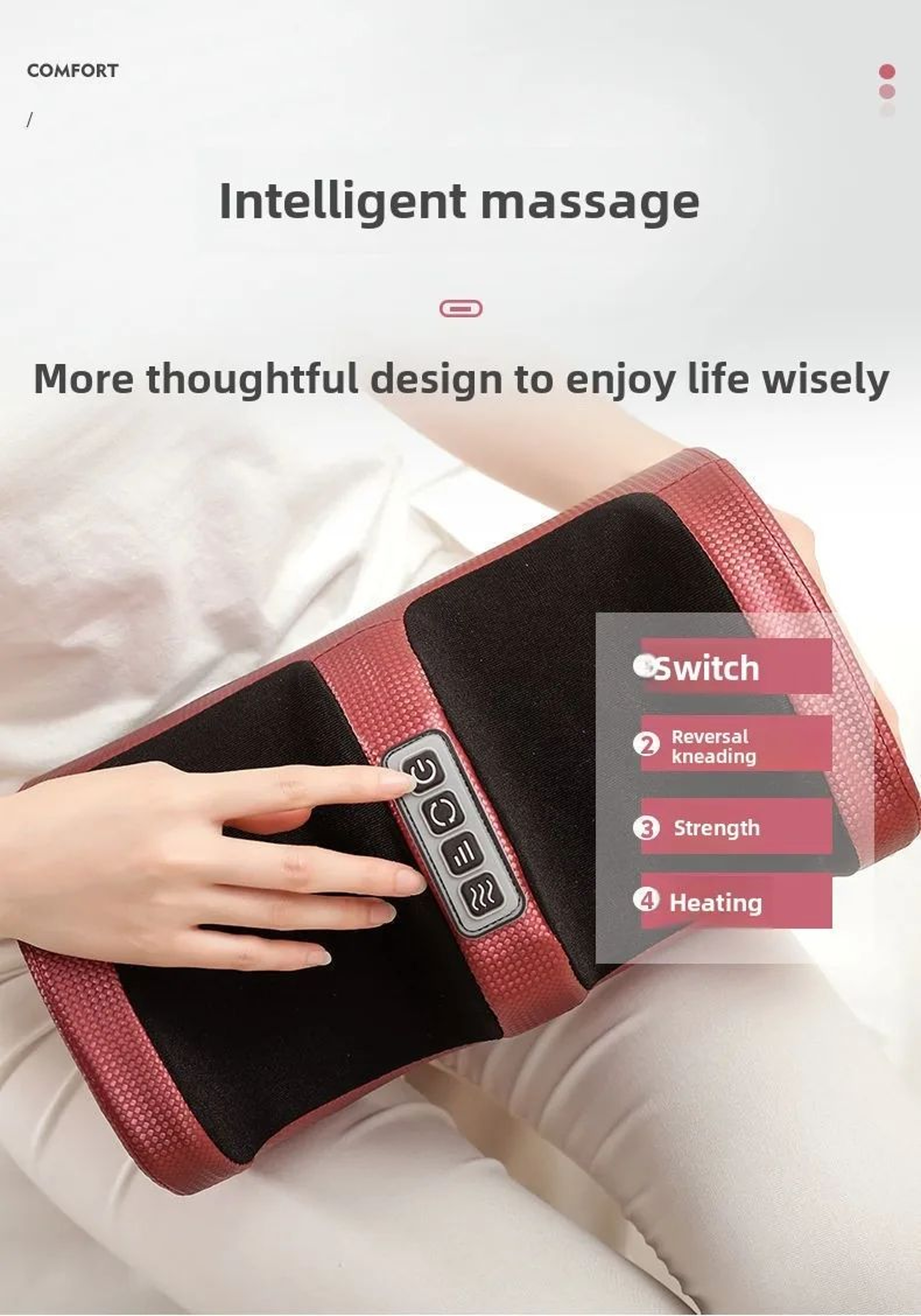Heated Foot And Calf Massager With Deep Kneading 4