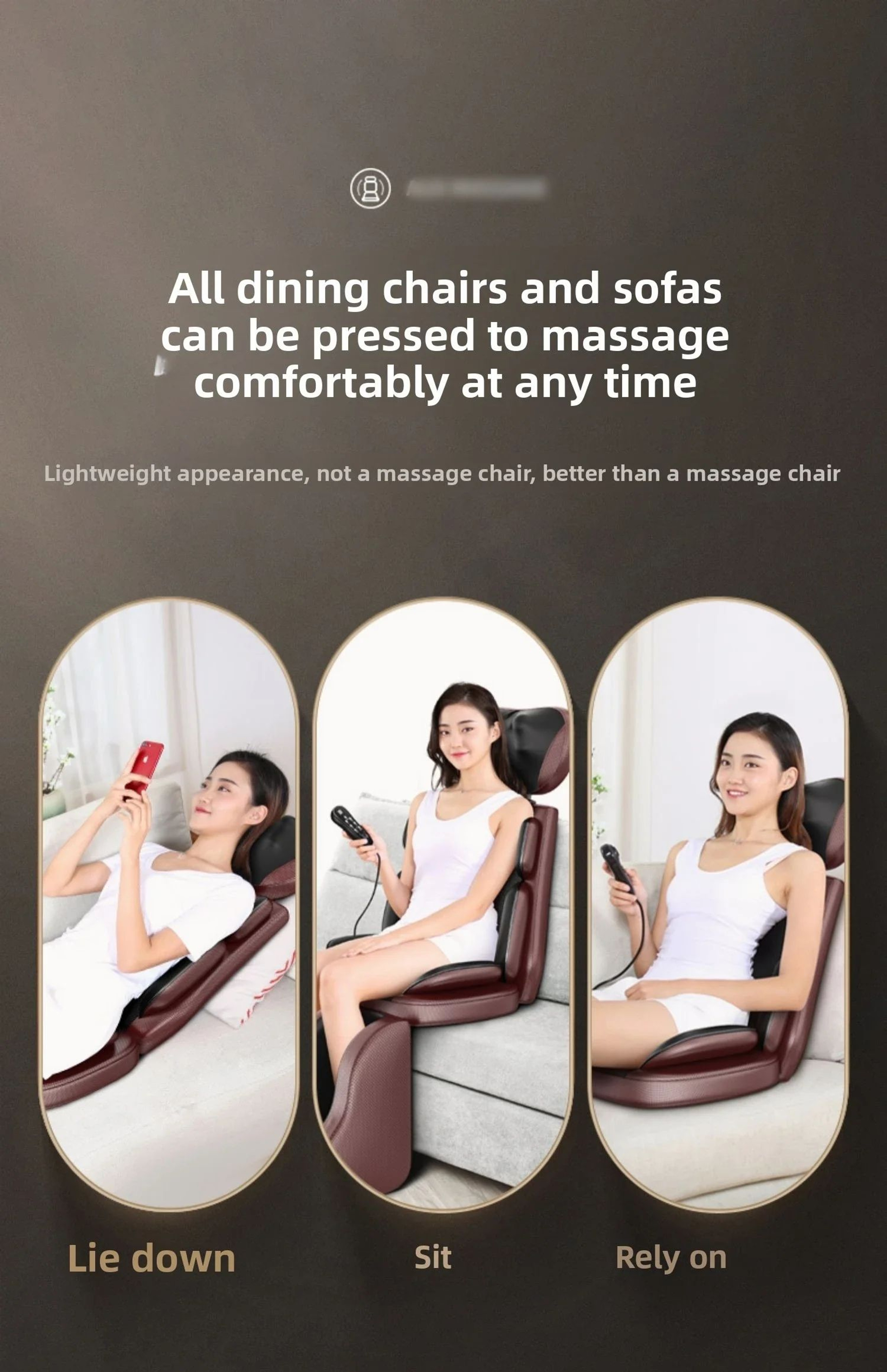 Heated Shiatsu Neck And Back Massage Chair Pad 4