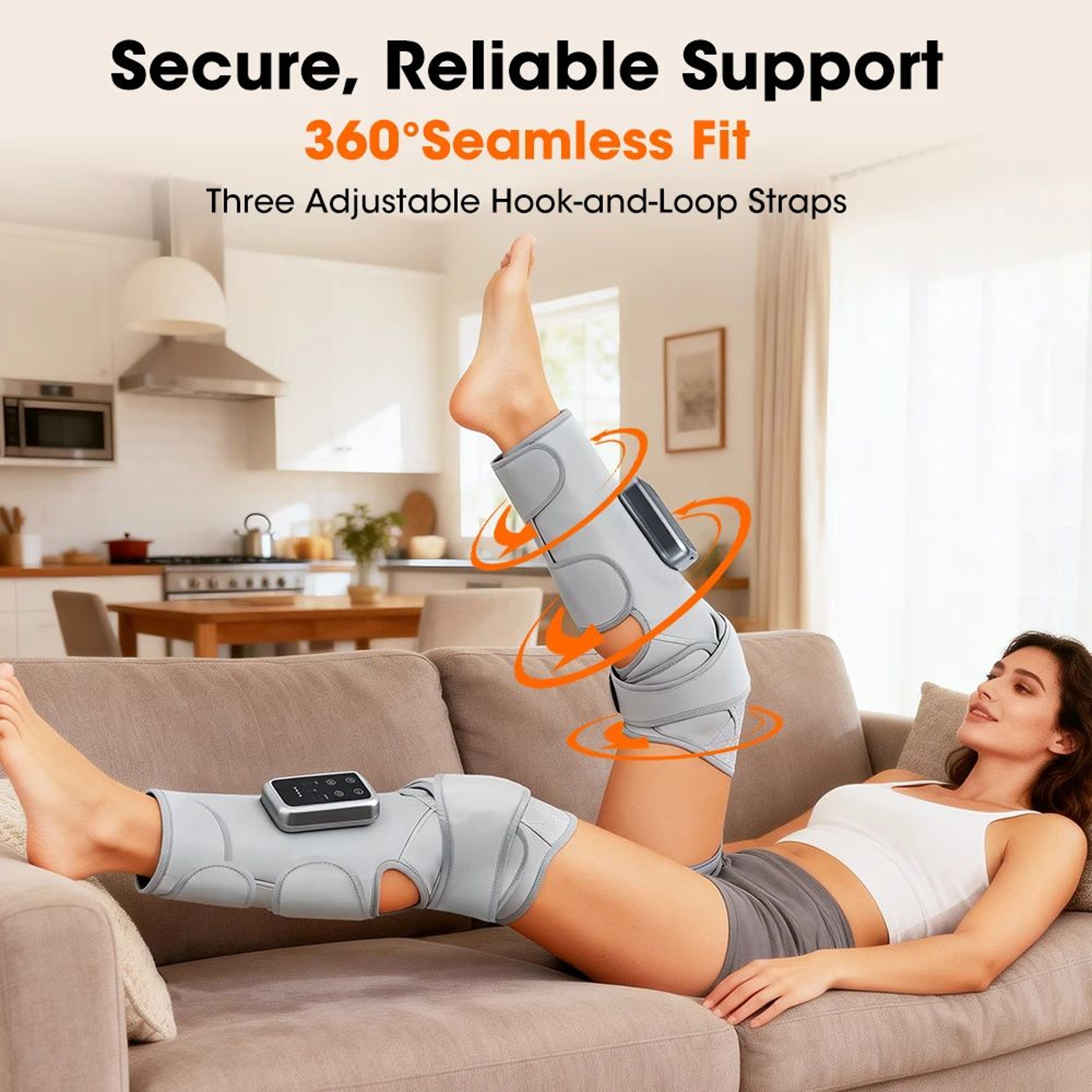360 Full Leg And Knee Air Compression Massager With Heat 7