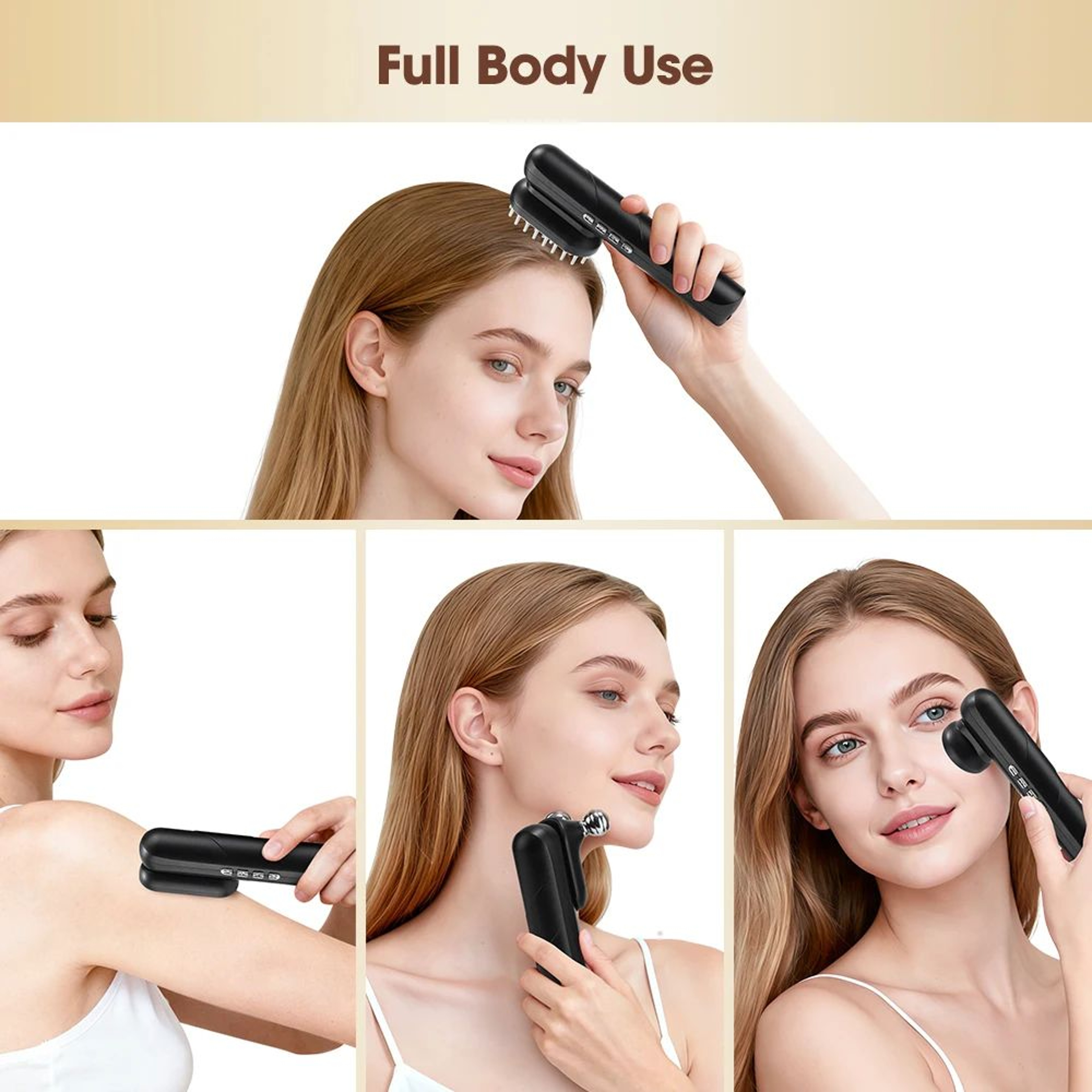 4 In 1 Electric EMS Scalp Massage Comb With Red Light Therapy 8