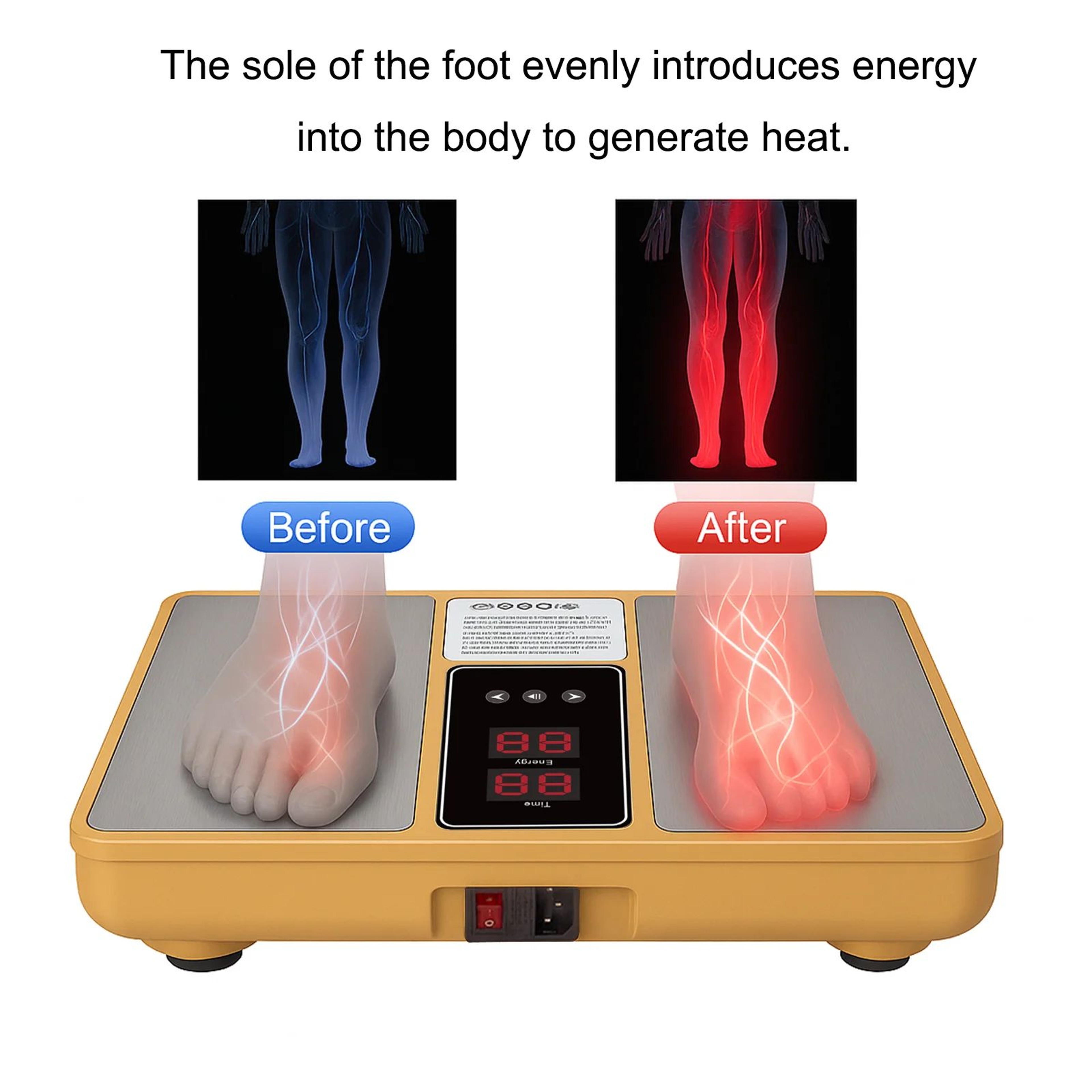 Terahertz Foot Massage Device With Warm Therapy 1