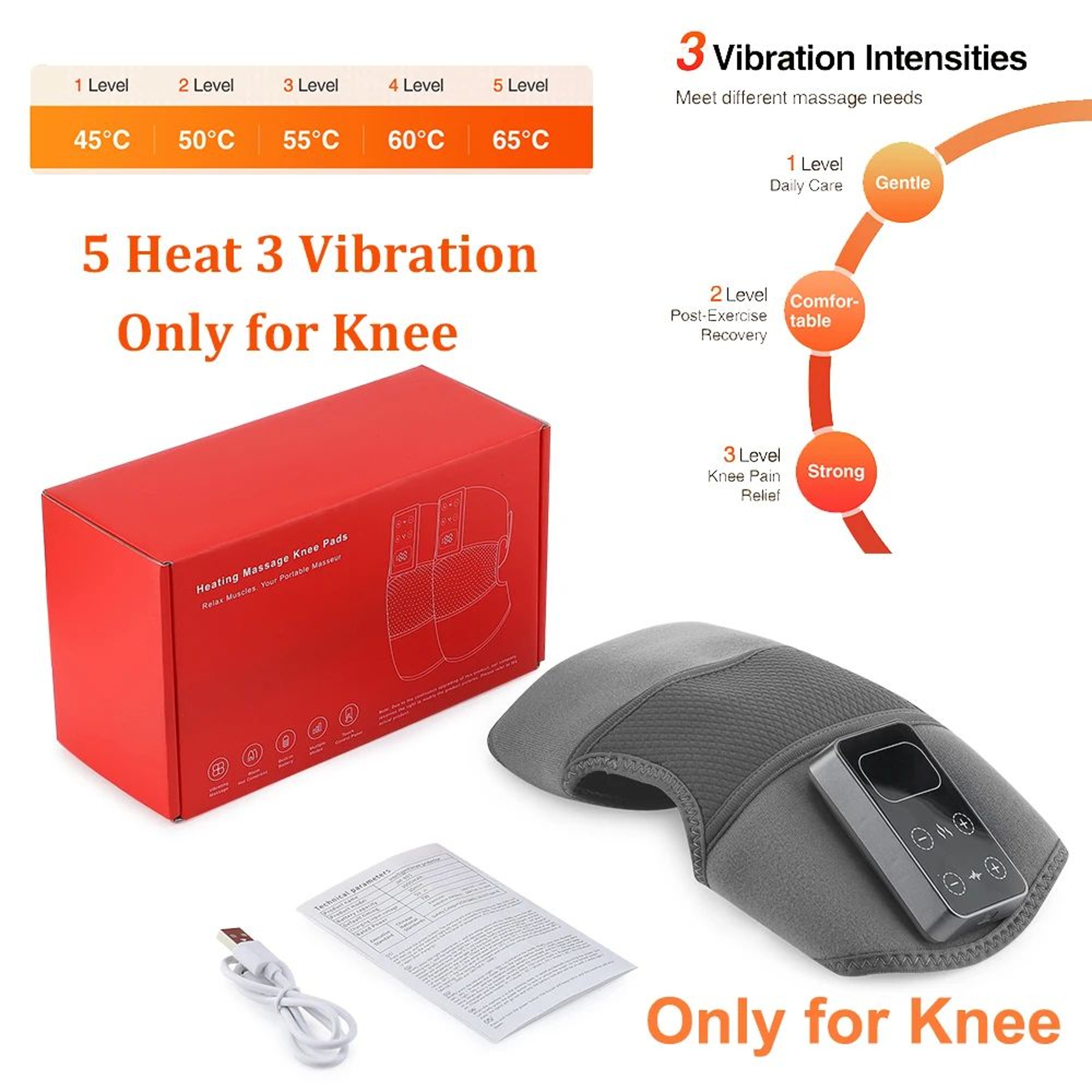 3 In 1 Heated Joint Brace For Knee Shoulder And Elbow 14