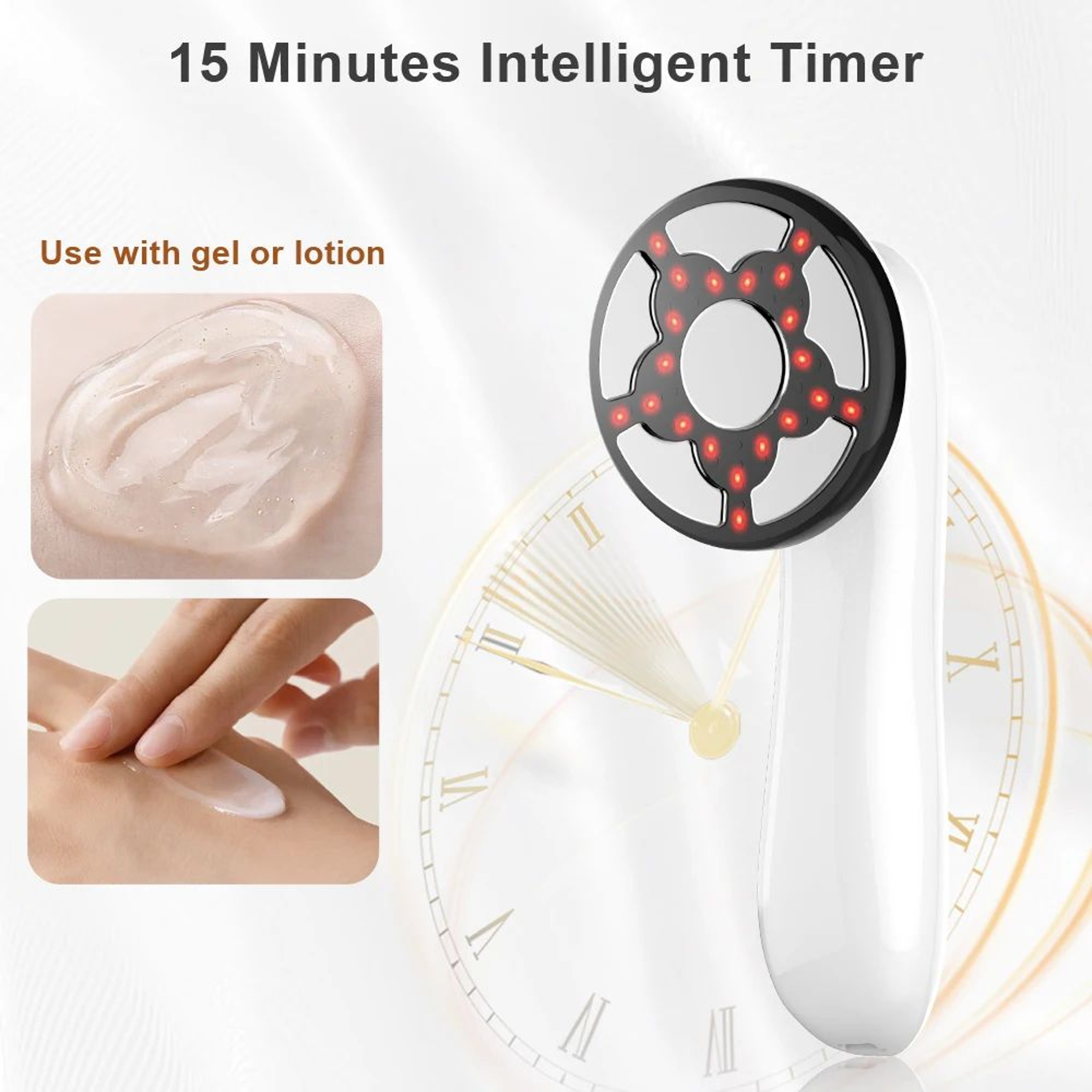 Cordless Vibrating Body Sculpting Massager With Slimming Gel Kit 5