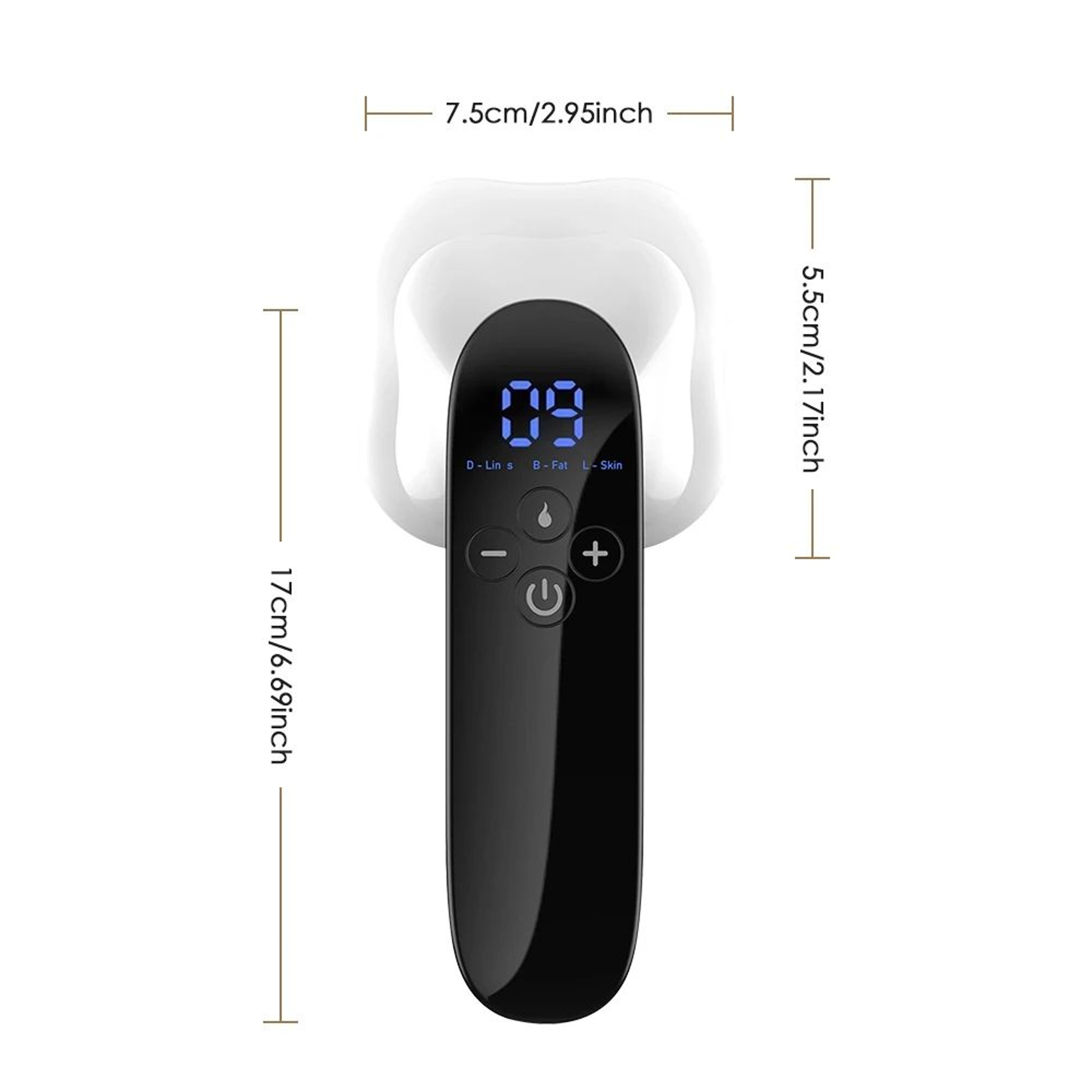 Cordless Vibrating Body Sculpting Massager With Slimming Gel Kit 12