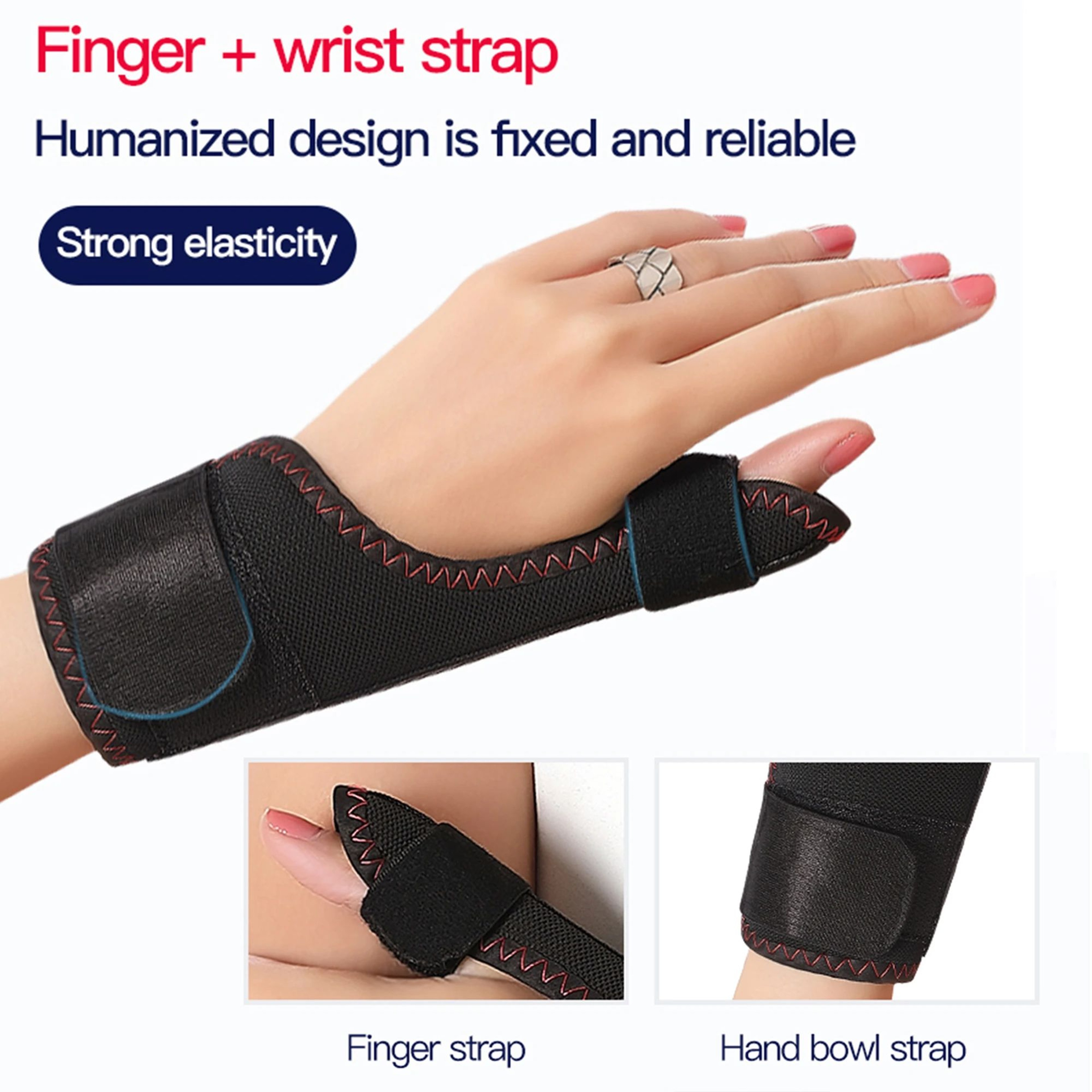 Electric Heated Thumb And Wrist Support Brace With Massage 7