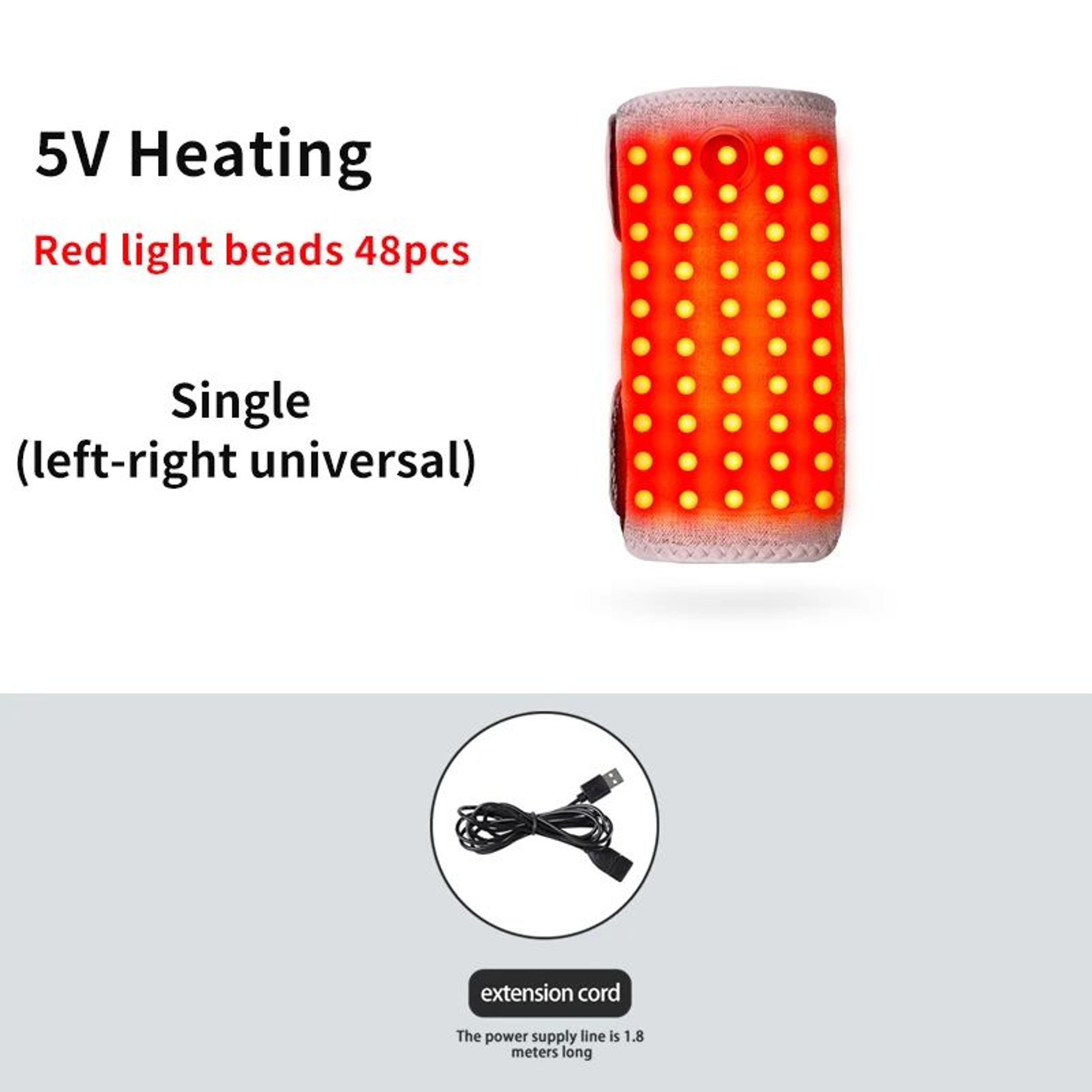 Red Light Heated Arm Wrap With Vibration Massager For Muscle Relief 6