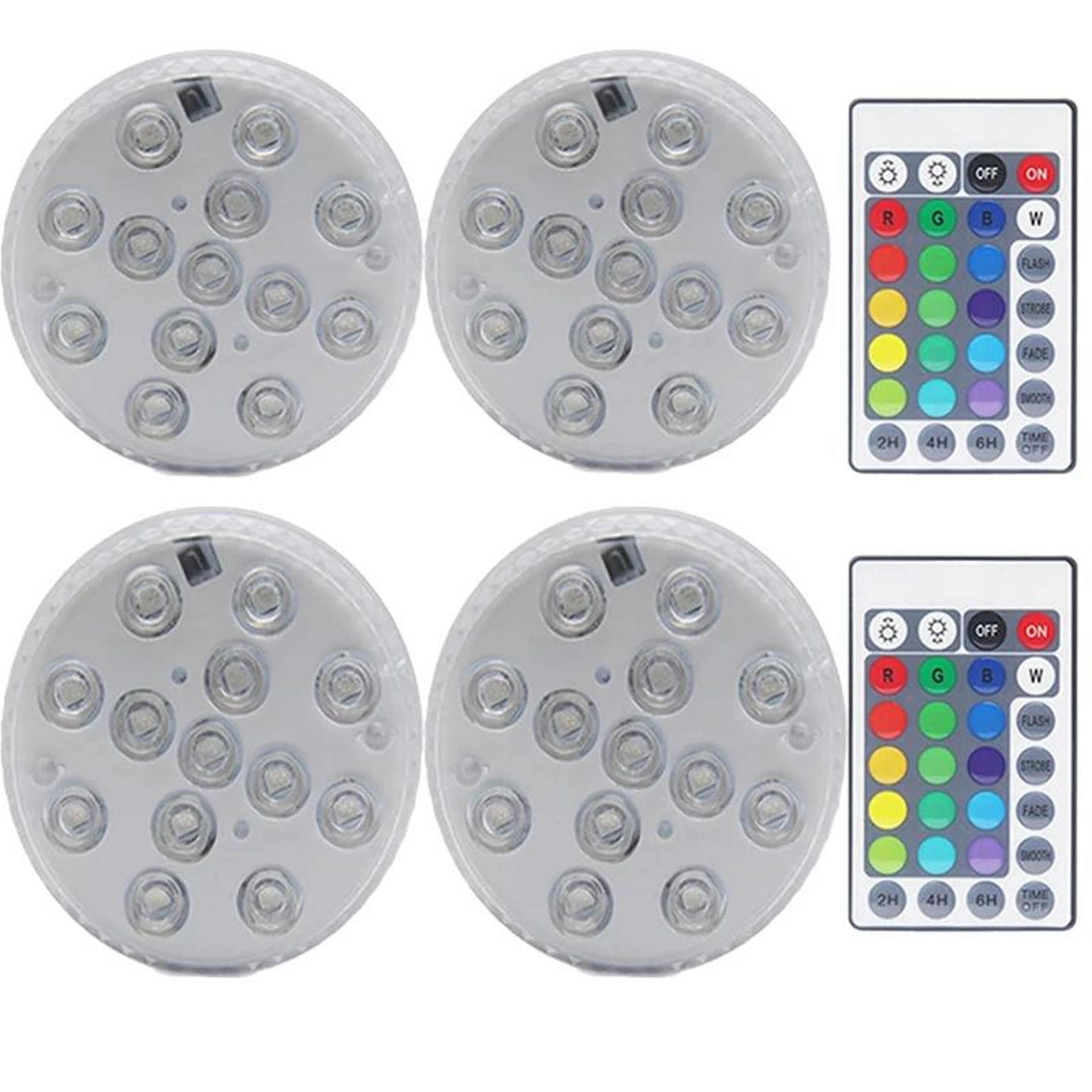 13 LED RGB Submersible Underwater Light IP68 Waterproof Aquarium Lamp 10