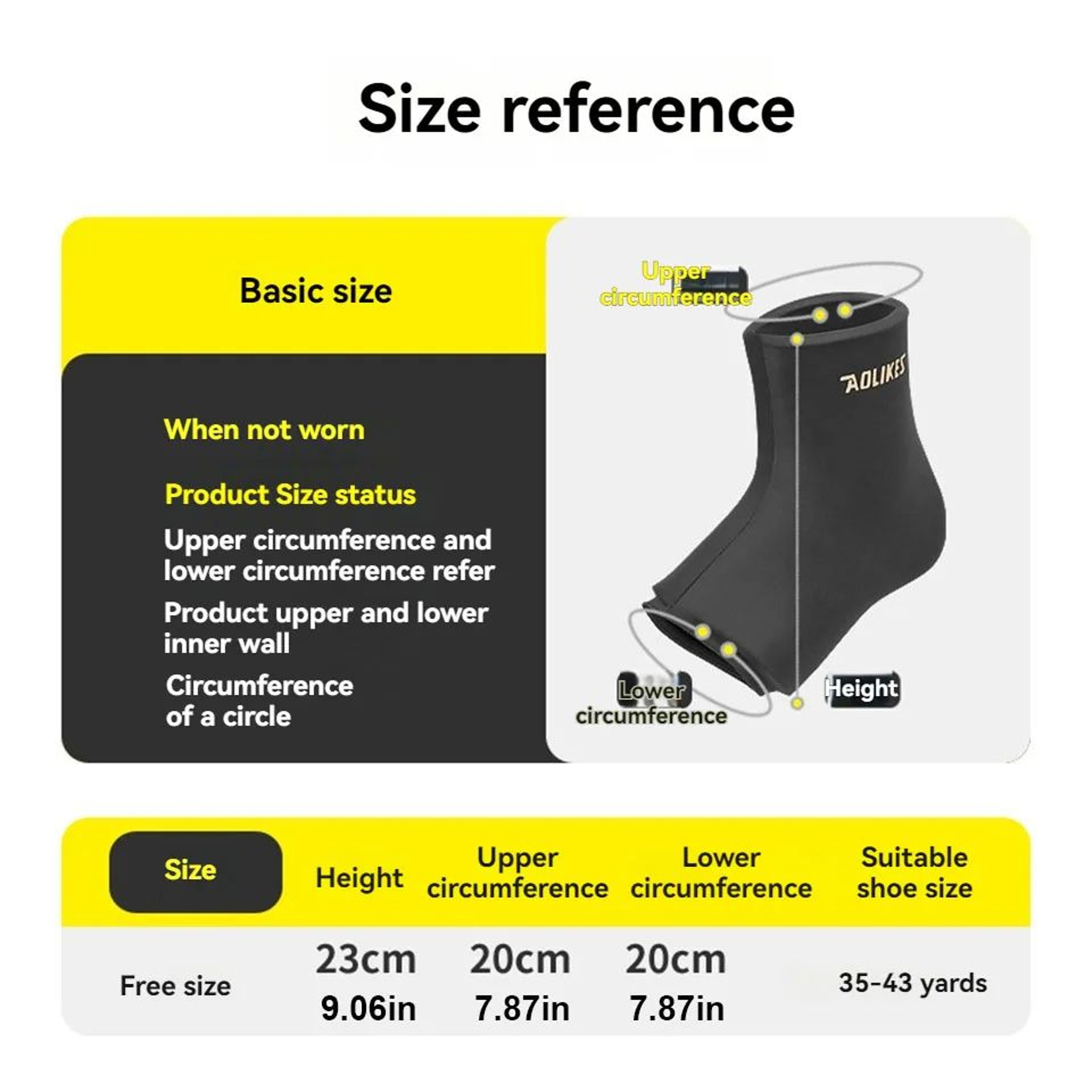 AOLIKES Hot And Cold Gel Knee Sleeve For Pain Relief 3