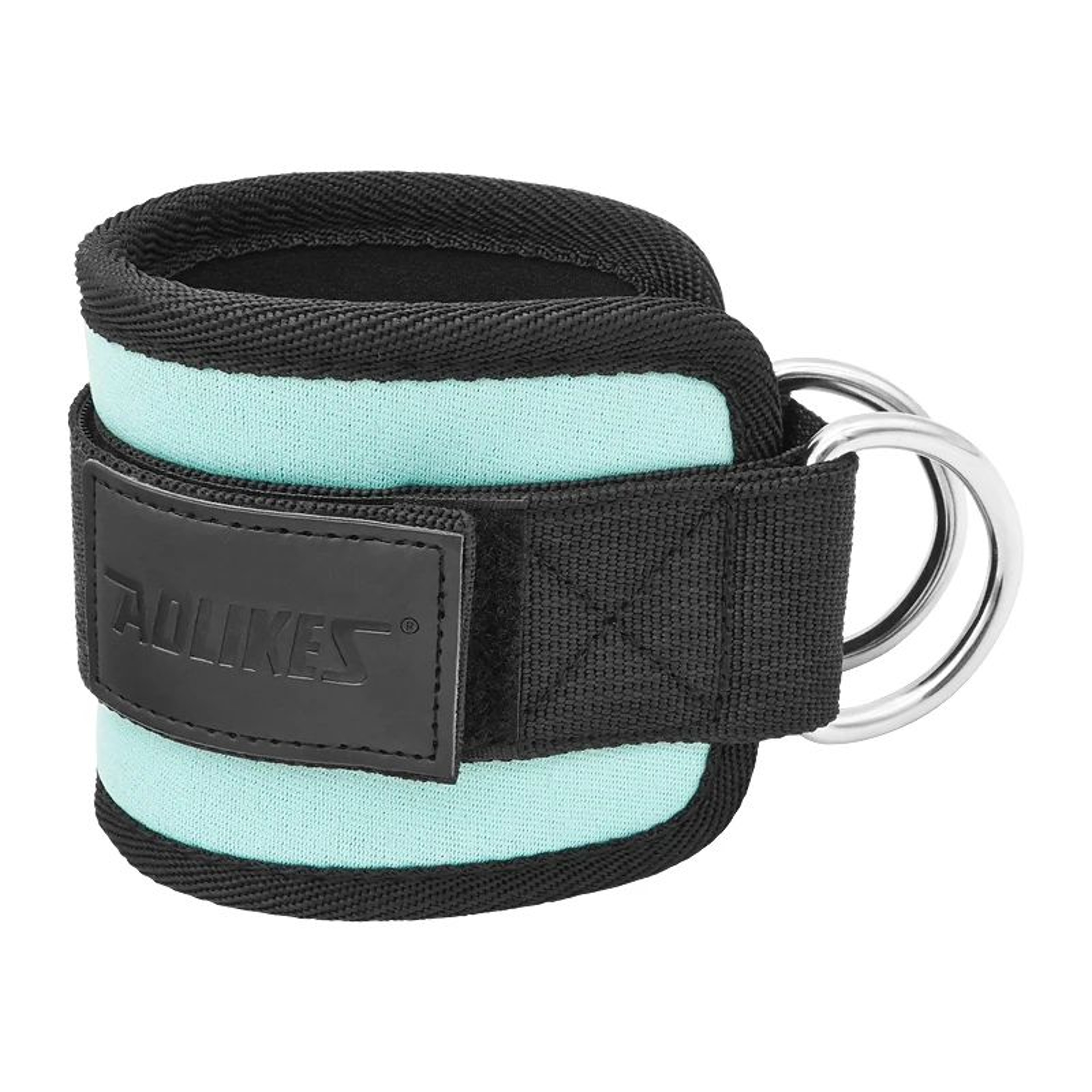 AOLIKES Double D Ring Cable Ankle Straps For Gym Workouts 6