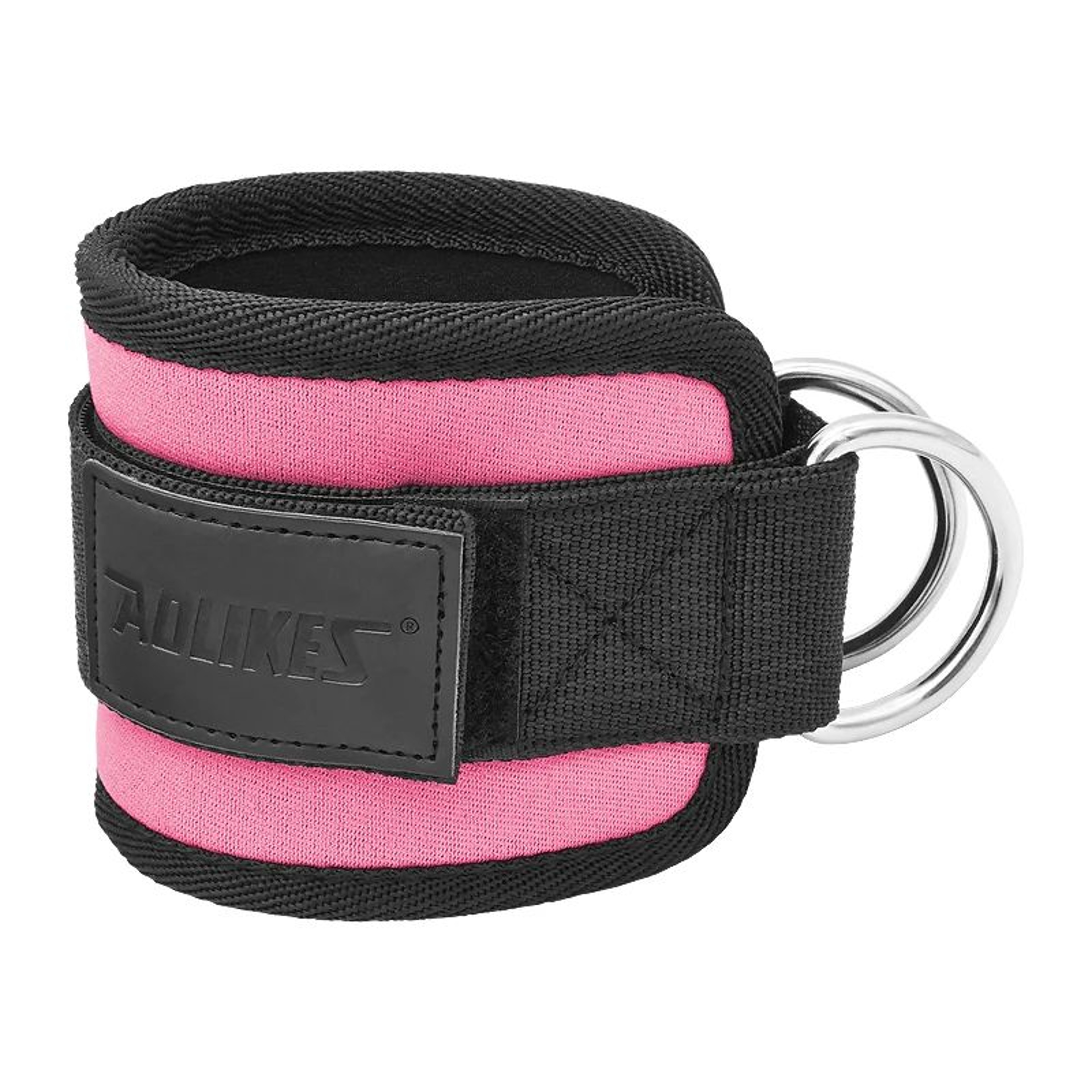 AOLIKES Double D Ring Cable Ankle Straps For Gym Workouts 7