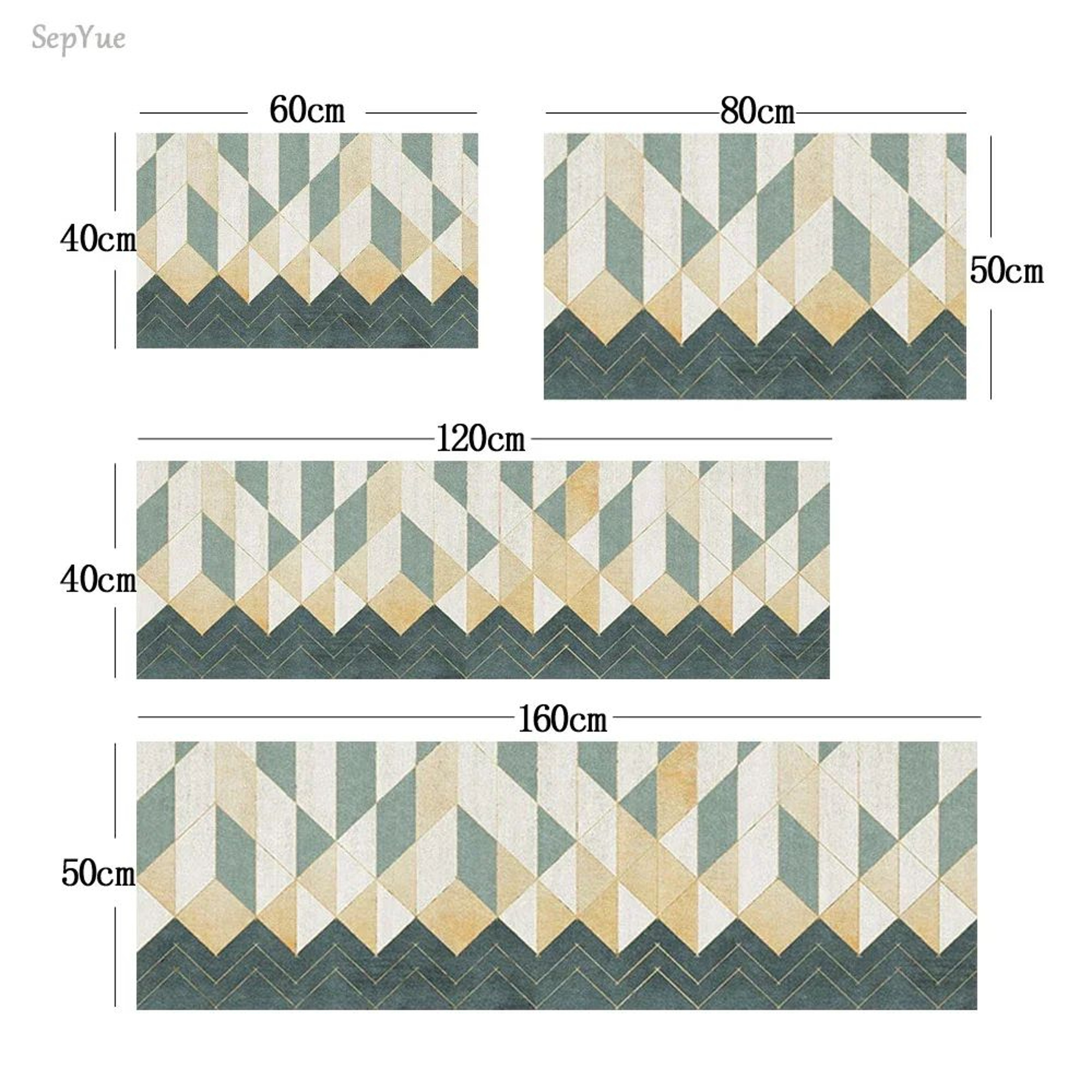 Waterproof Non Slip Kitchen Floor Rug Washable Doormat 3