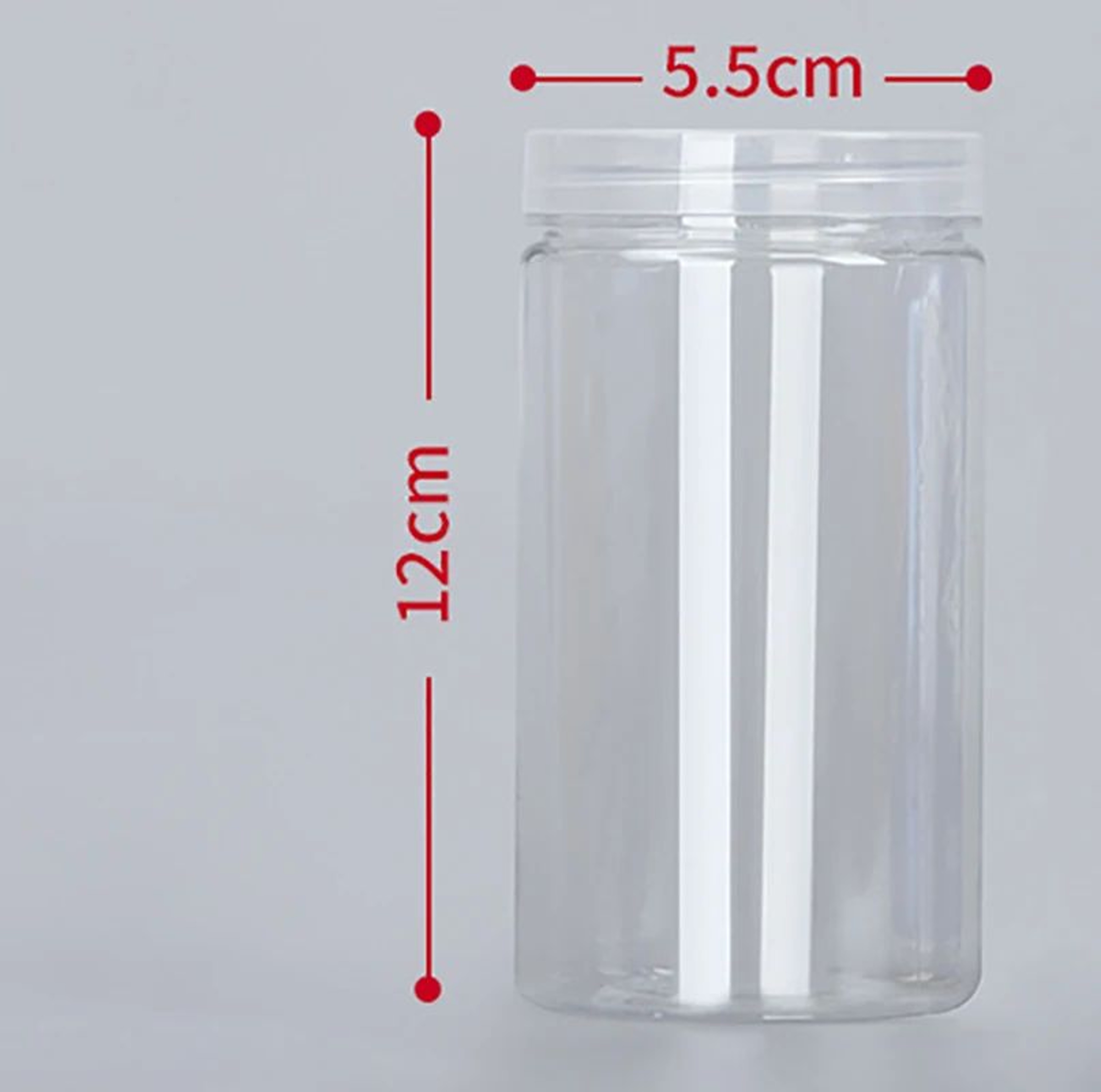 Transparent Airtight Food Storage Jar With Lid 10