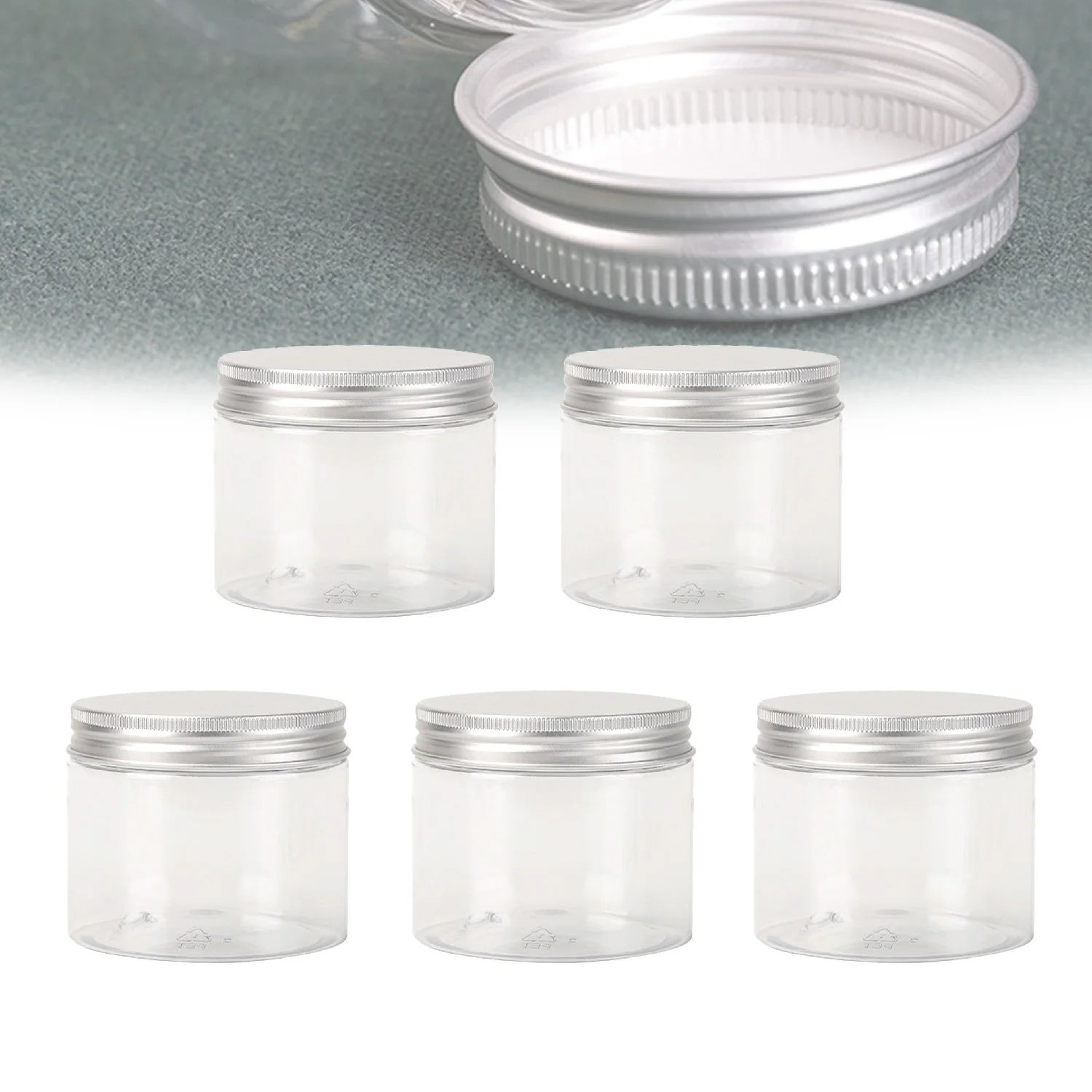 Aluminum Storage Jars With Lids For Cosmetics And Food 5
