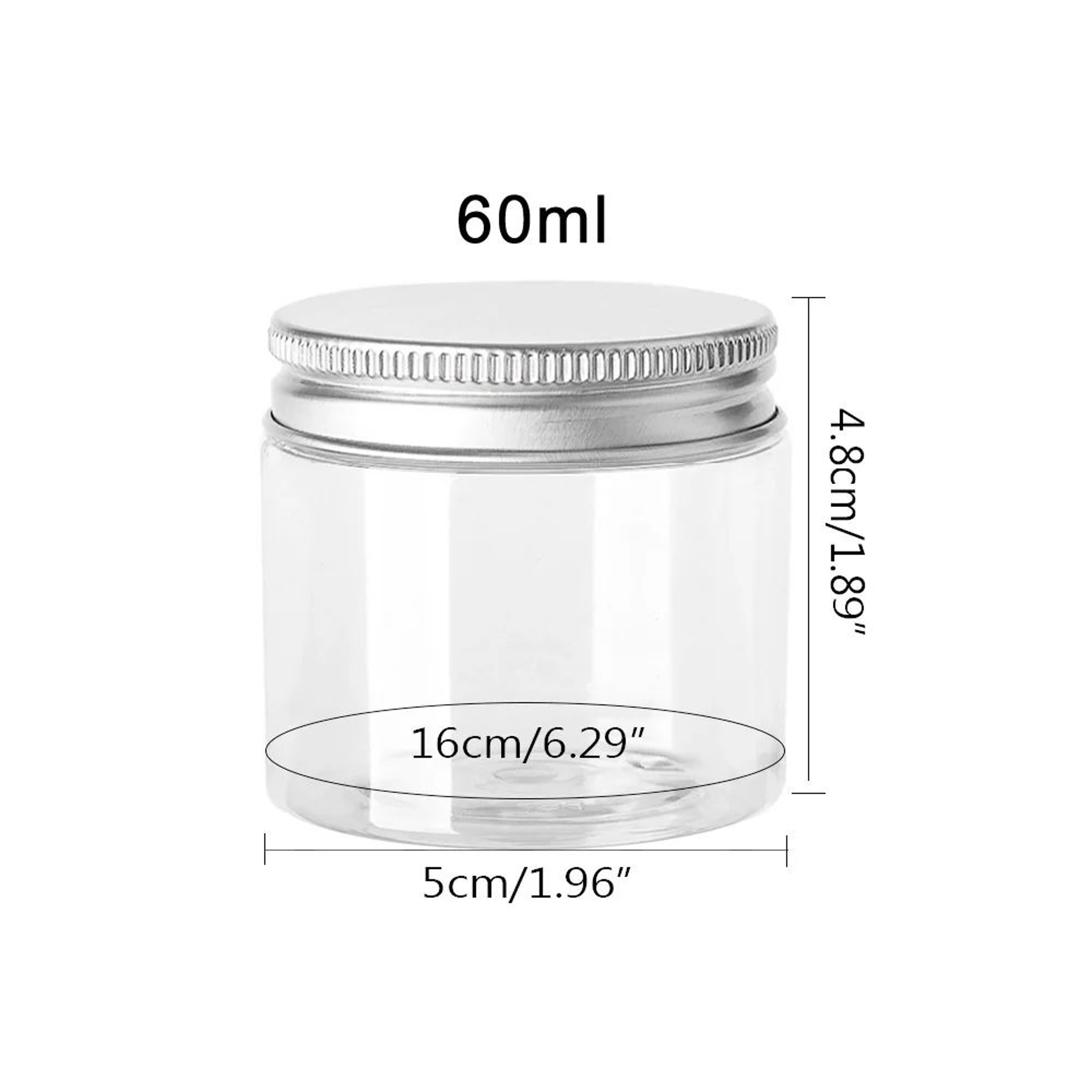 Aluminum Storage Jars With Lids For Cosmetics And Food 13
