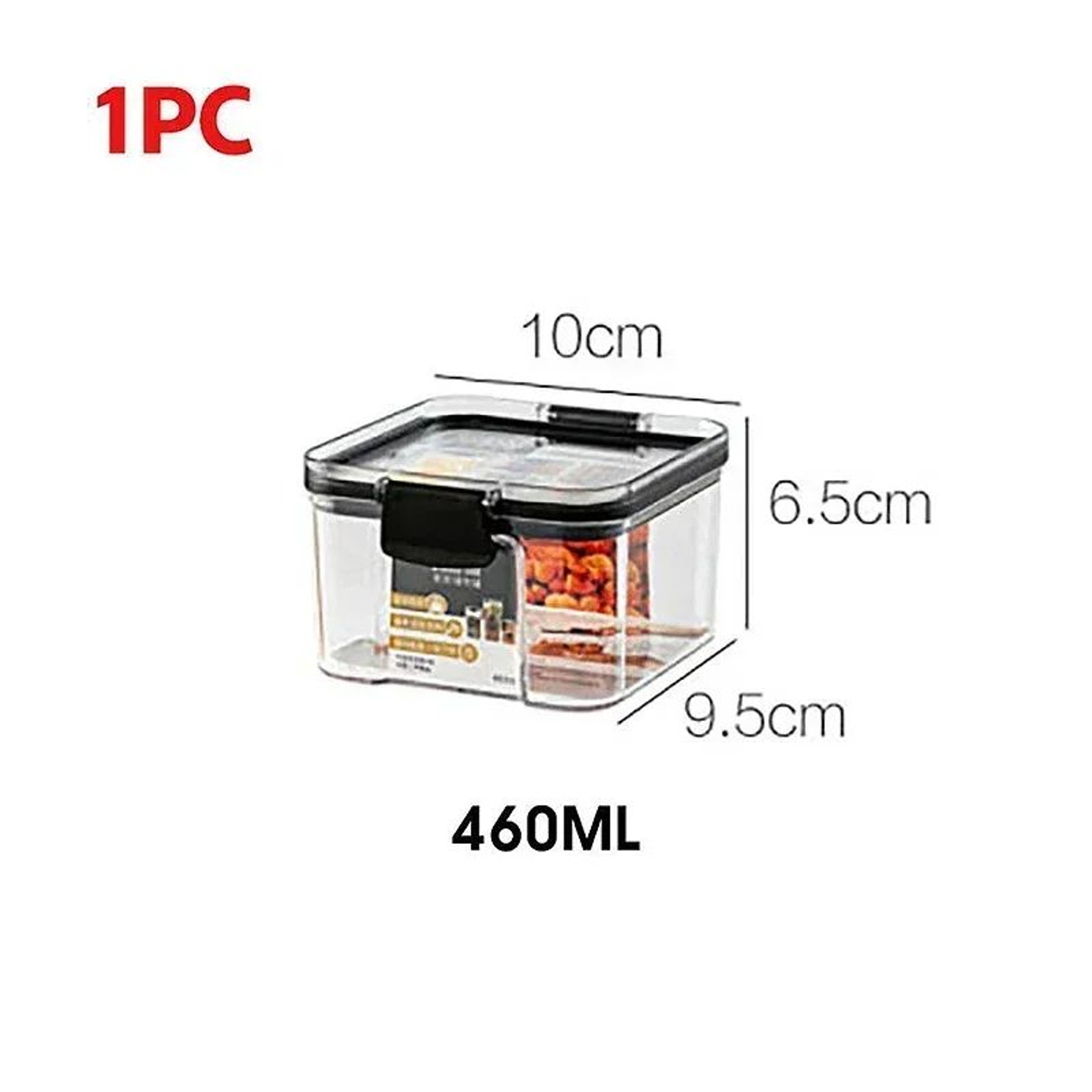 Stackable Airtight Food Storage Containers Set 460ml To 1800ml 5