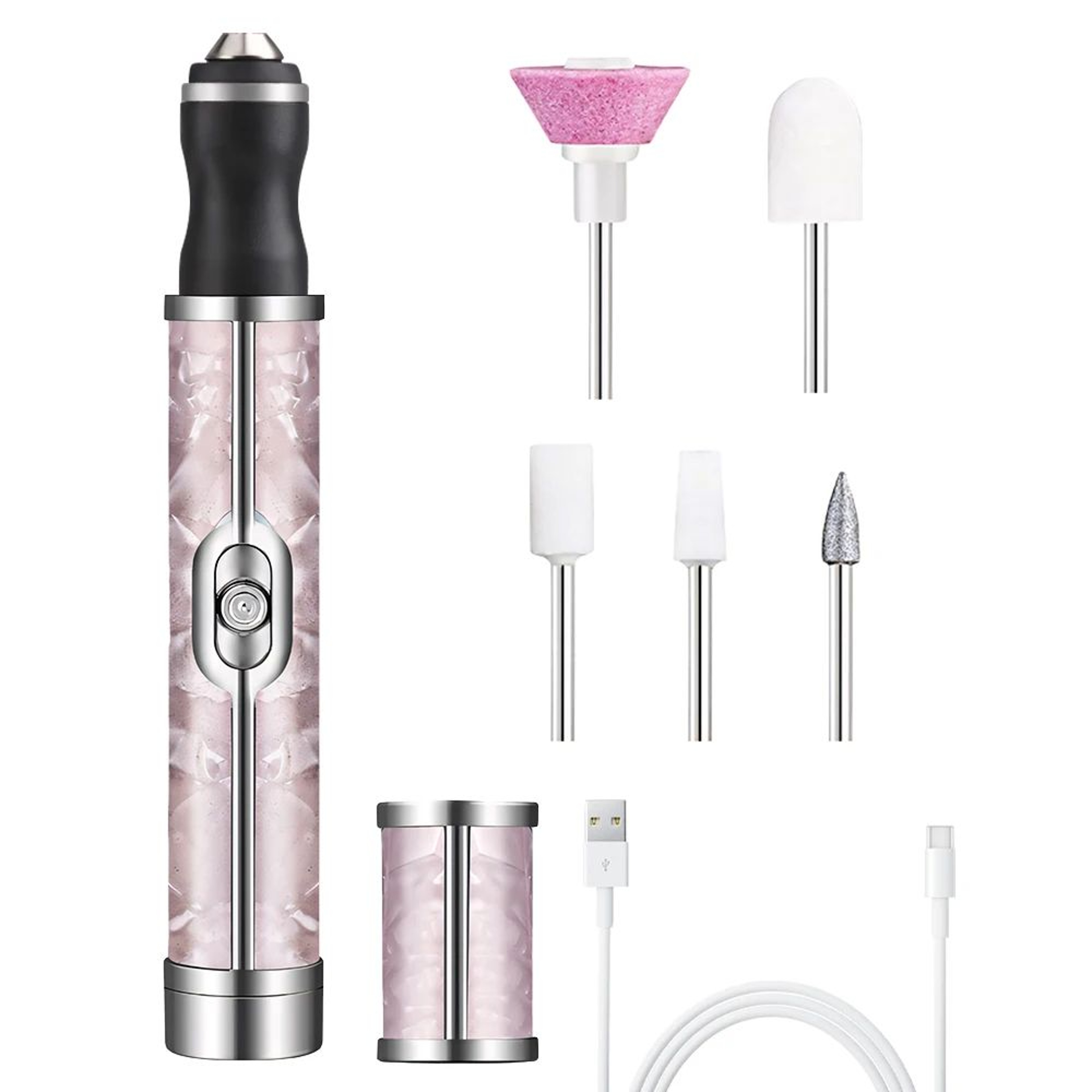 Cordless Electric Nail Drill Kit For Manicure And Pedicure 10