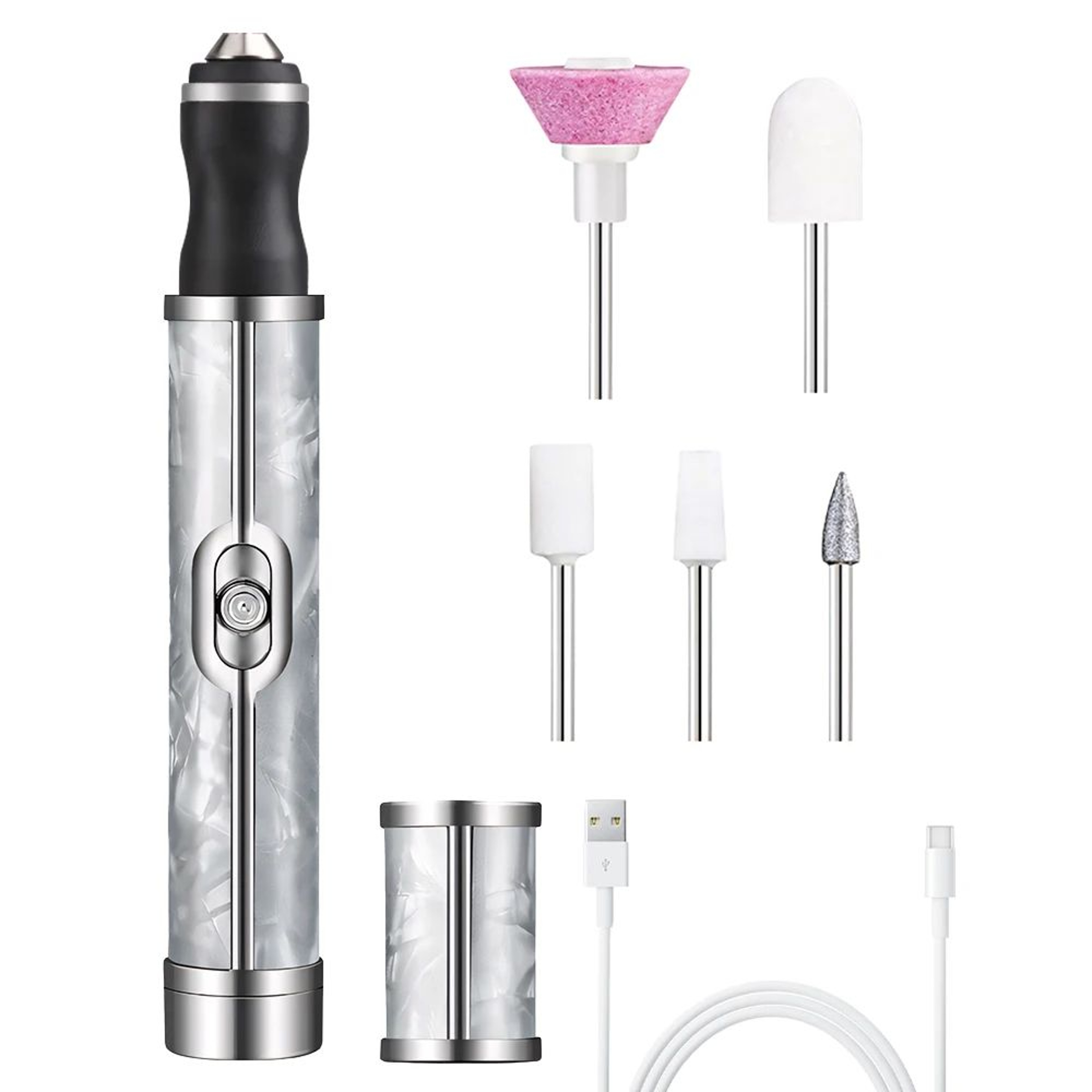 Cordless Electric Nail Drill Kit For Manicure And Pedicure 11