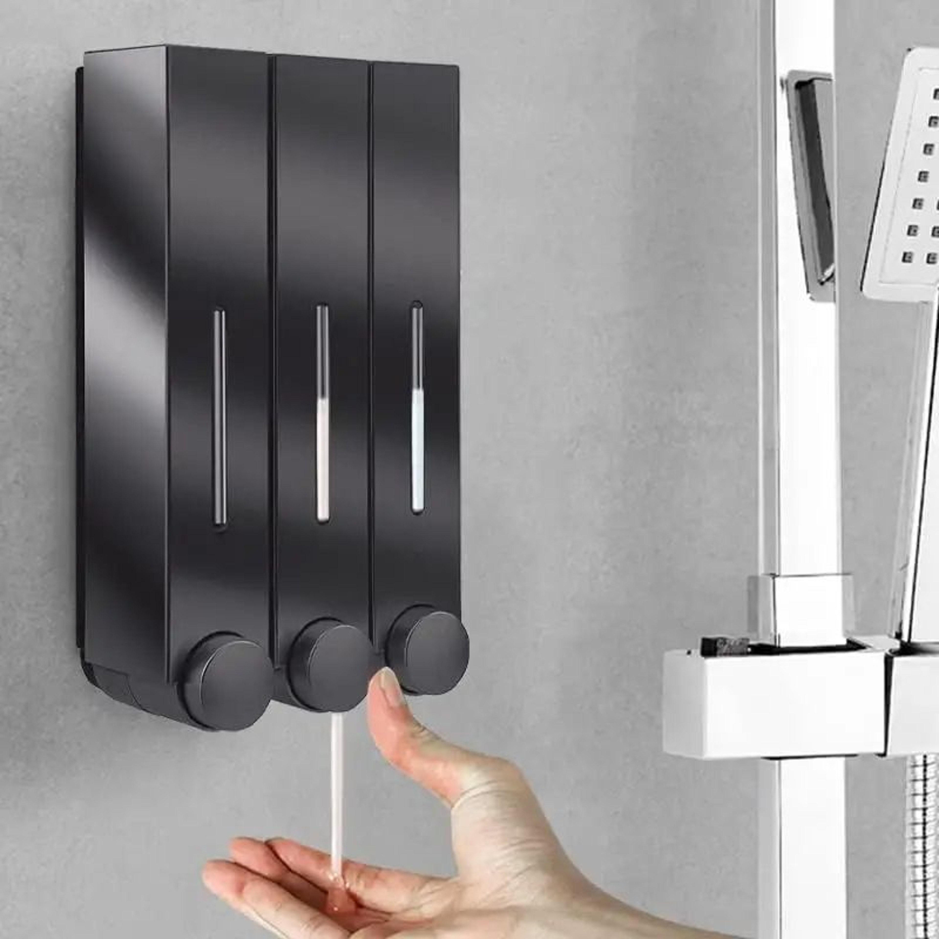 Wall Mounted Manual Liquid Soap Dispenser For Bathroom And Kitchen 3