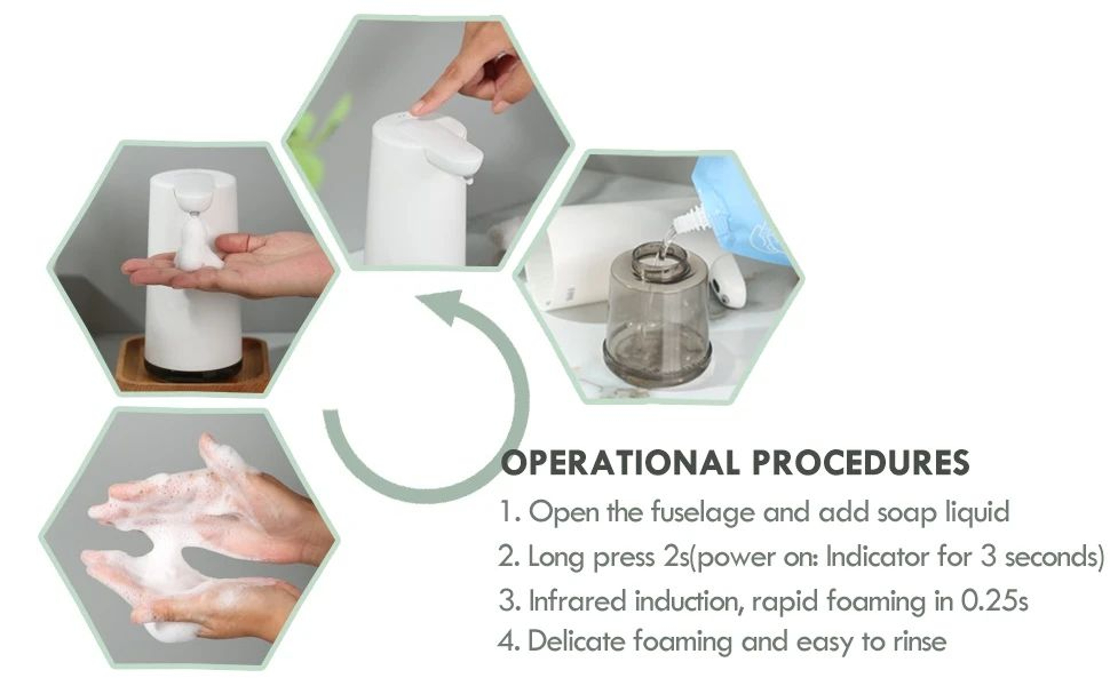 Automatic Touchless Foaming Soap Dispenser With Smart Sensor 7