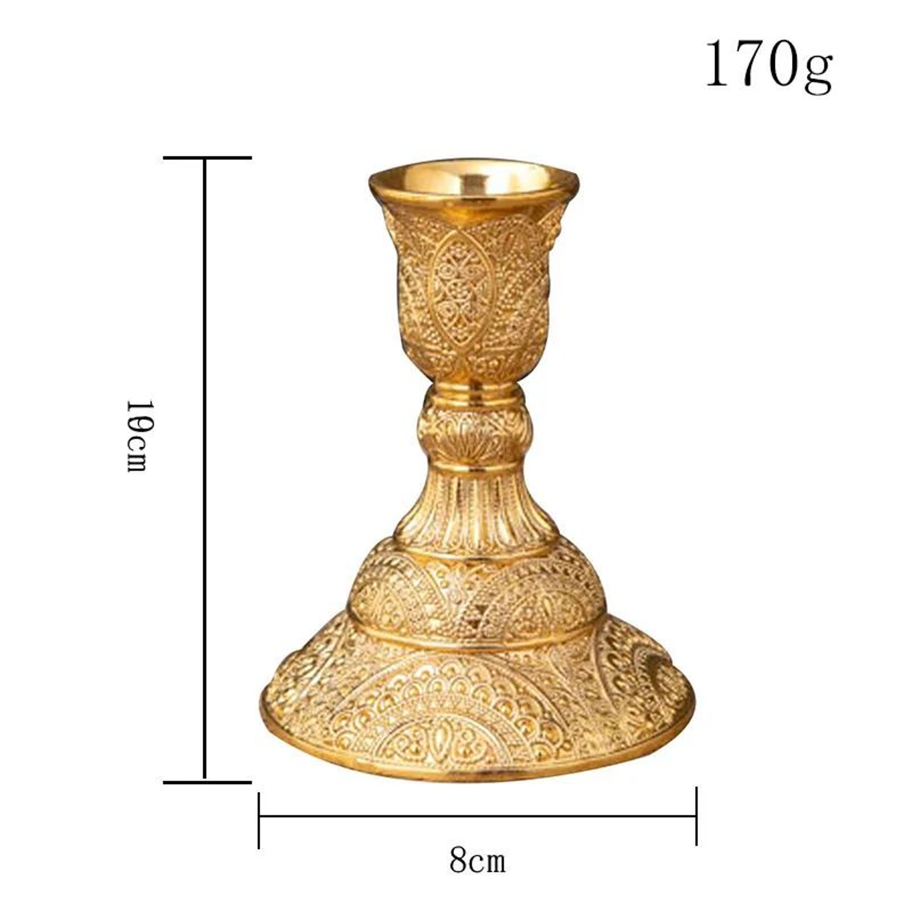 2 Piece Metal Candle Holder Set For Wedding And Home Decor 22